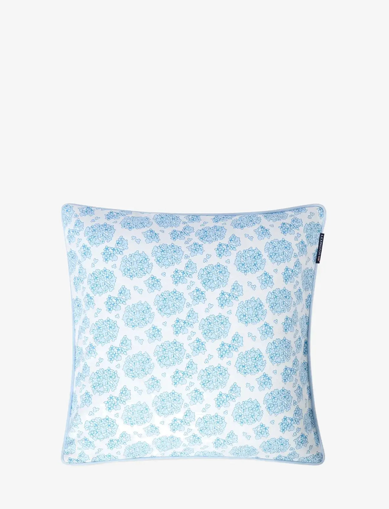 Lexington Home - Floral Printed Organic Cotton Pillow Cover - kuddfodral - blue/white - 0