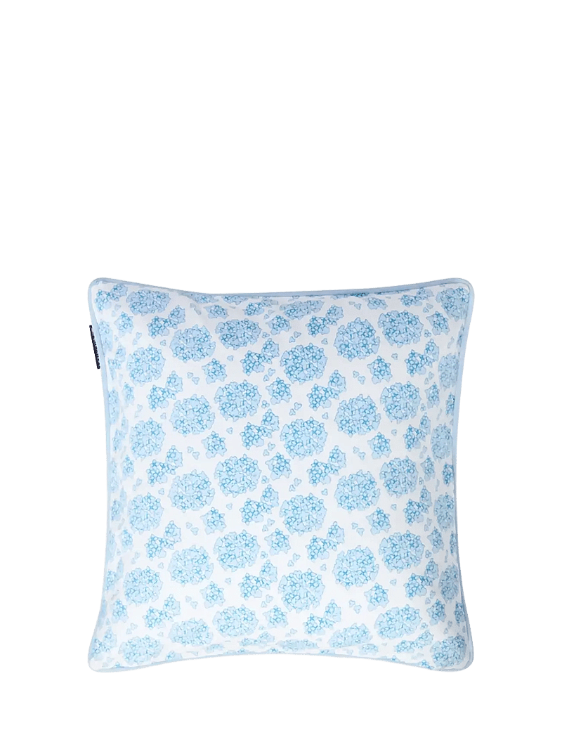 Lexington Home - Floral Printed Organic Cotton Pillow Cover - kuddfodral - blue/white - 1