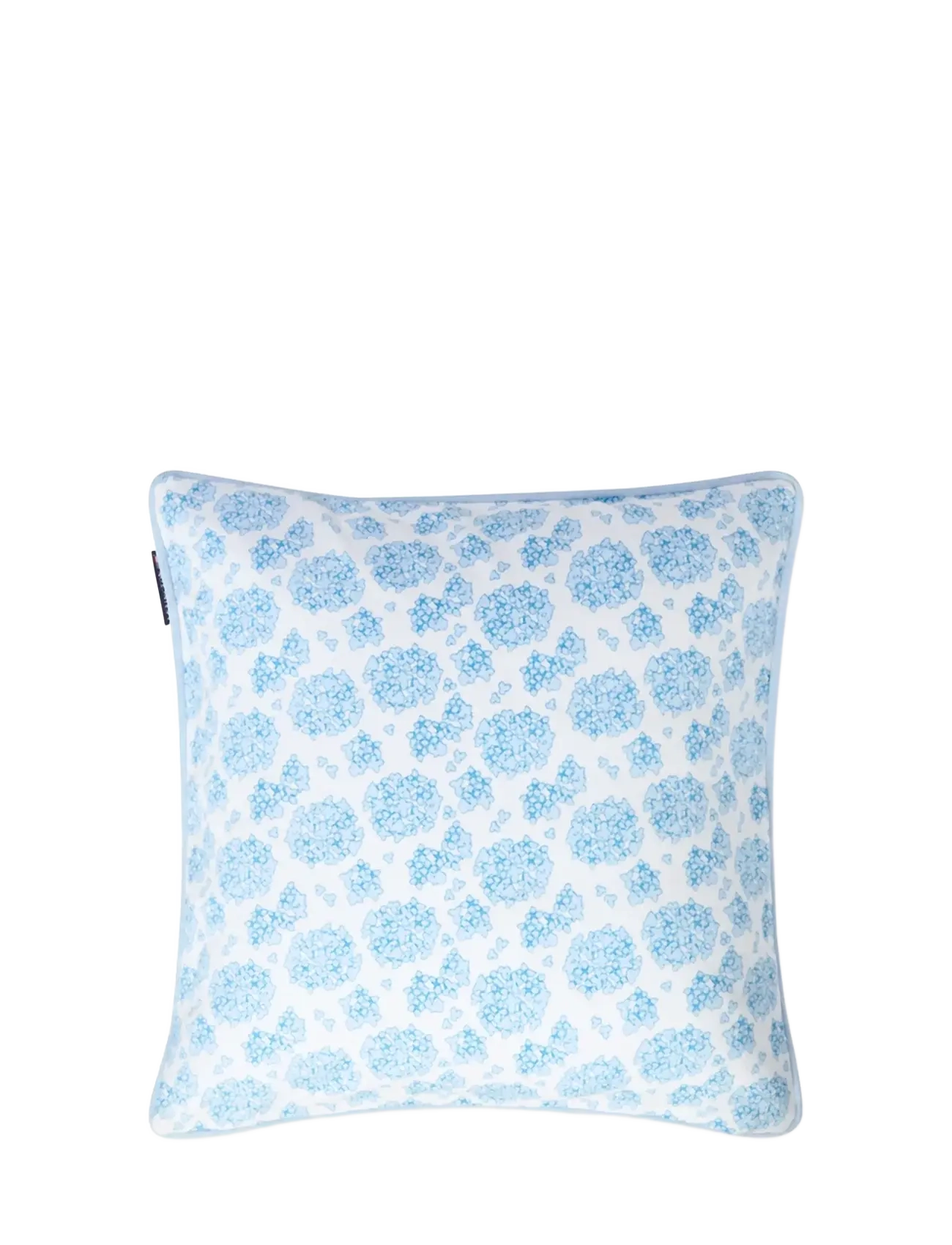 Lexington Home - Floral Printed Organic Cotton Pillow Cover - cushion covers - blue/white - 2