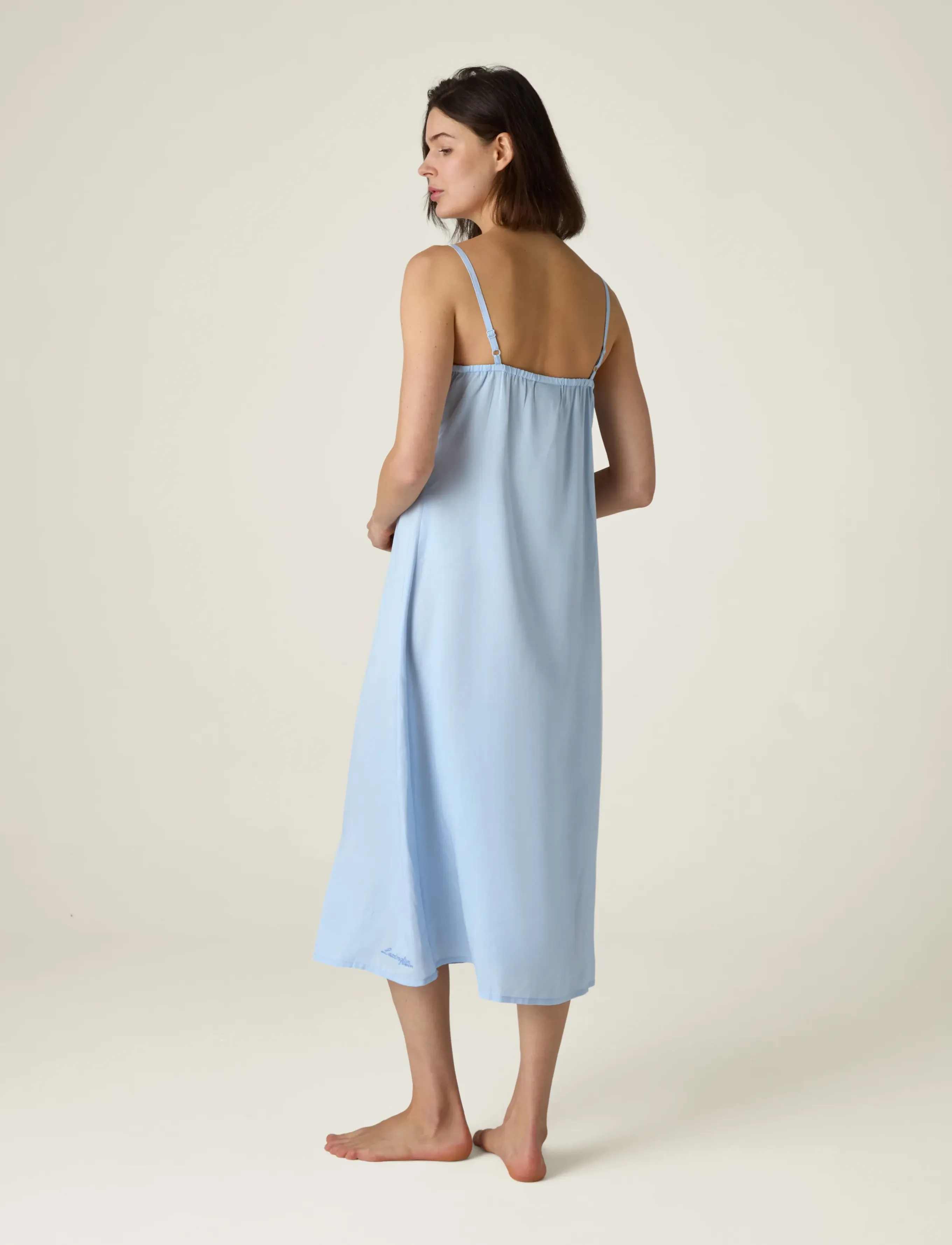 Lexington Home - Lyocell Nightgown - nachthemden - light blue - 2
