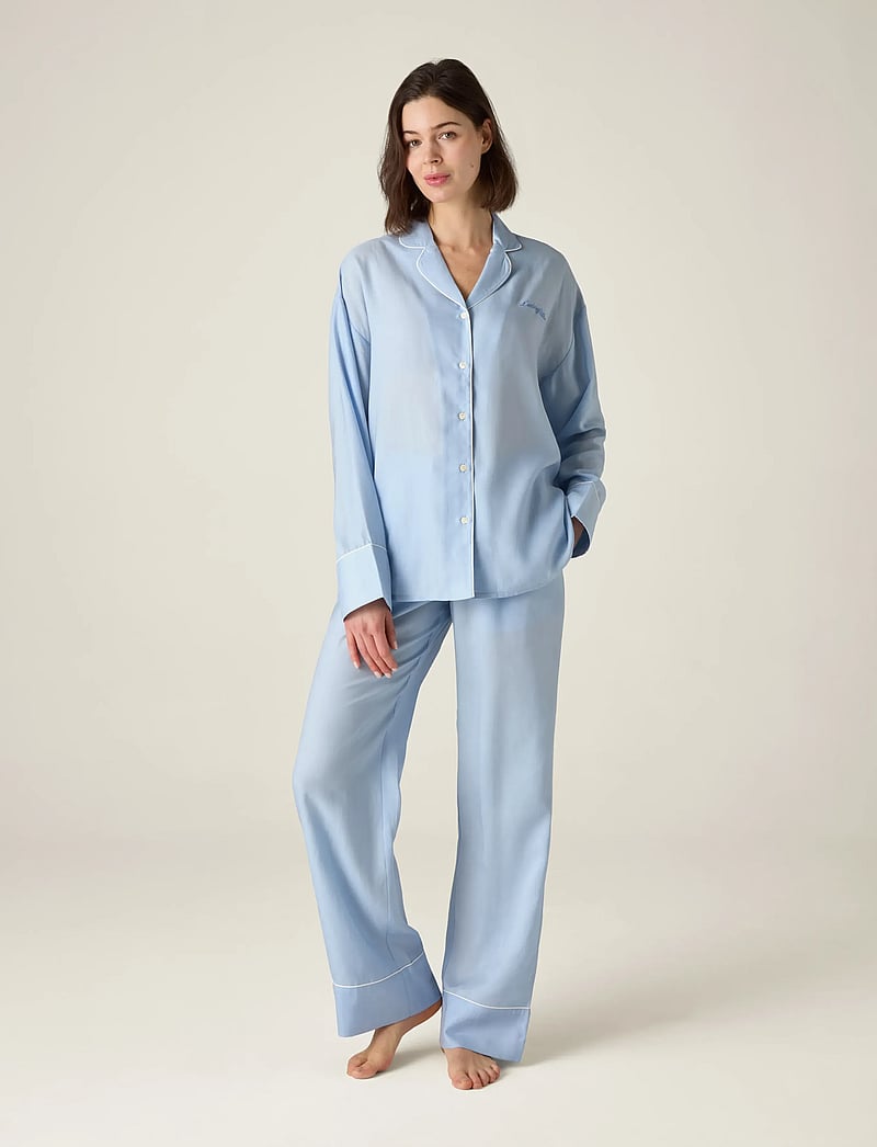 Lexington Home - Lyocell Pajama Set - pyjamas - light blue - 4