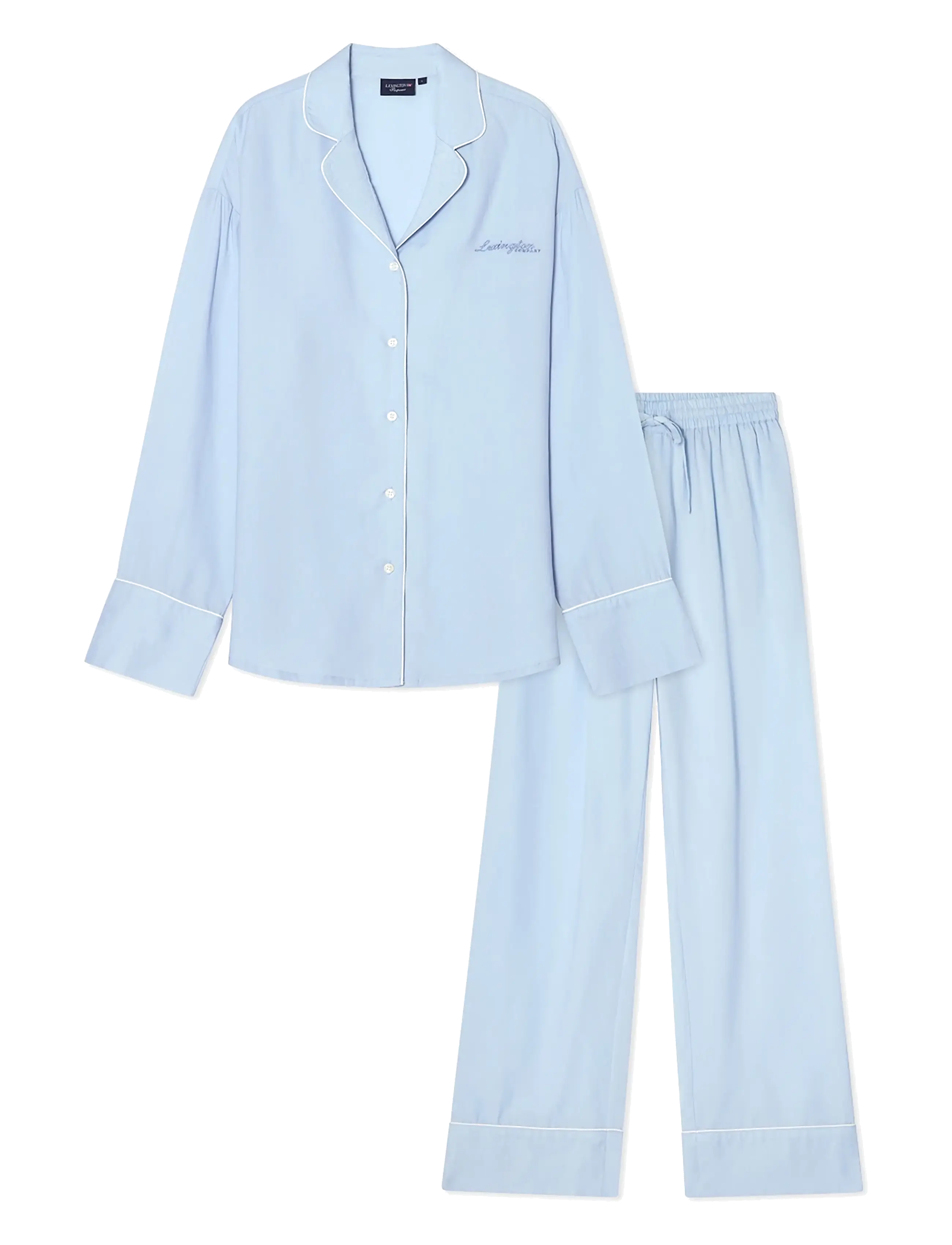 Lexington Home - Lyocell Pajama Set - pyjamas - light blue - 3