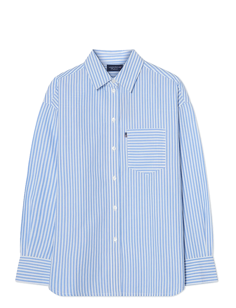 Lexington Home - Organic Cotton Poplin Pajama Set - pidžaamad - blue/white stripe - 1