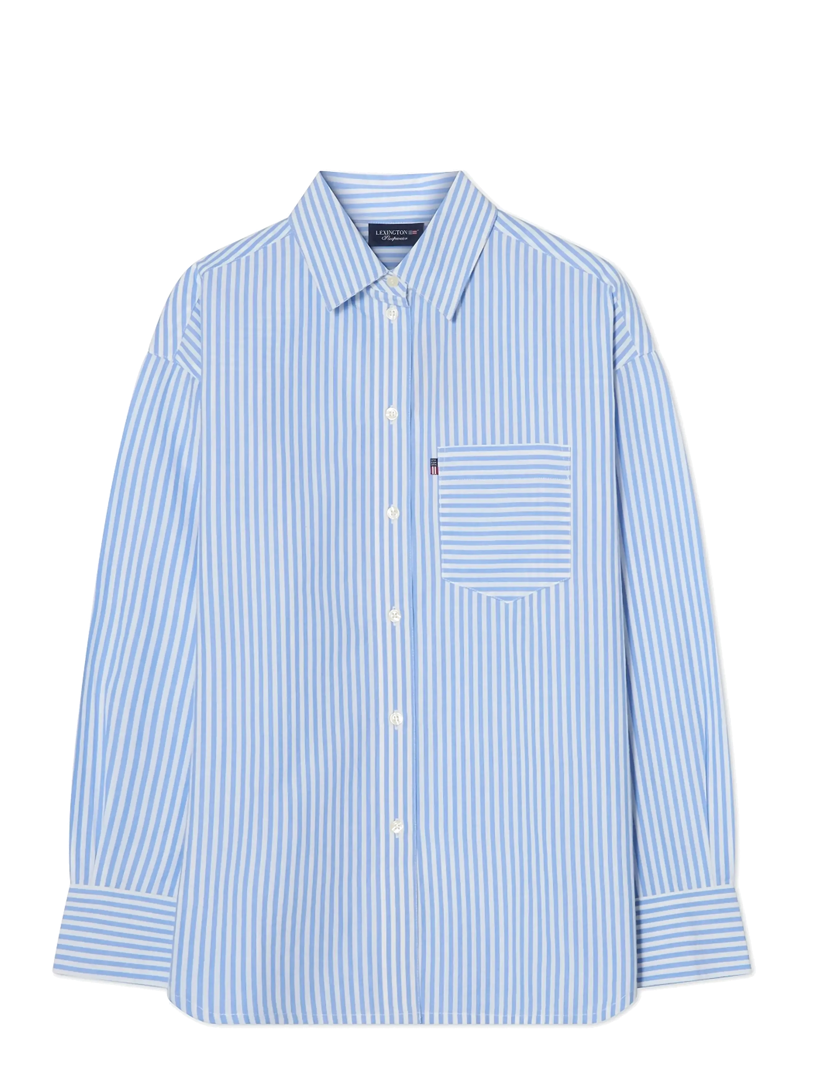 Lexington Home Organic Cotton Poplin Pajama Set - Pyjamas - BLUE/WHITE STRIPE / blue