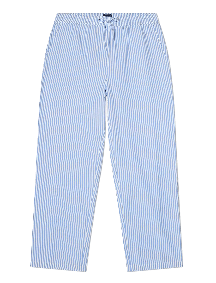 Lexington Home - Organic Cotton Poplin Pajama Pants - pidžaamapüksid - blue/white stripe - 1