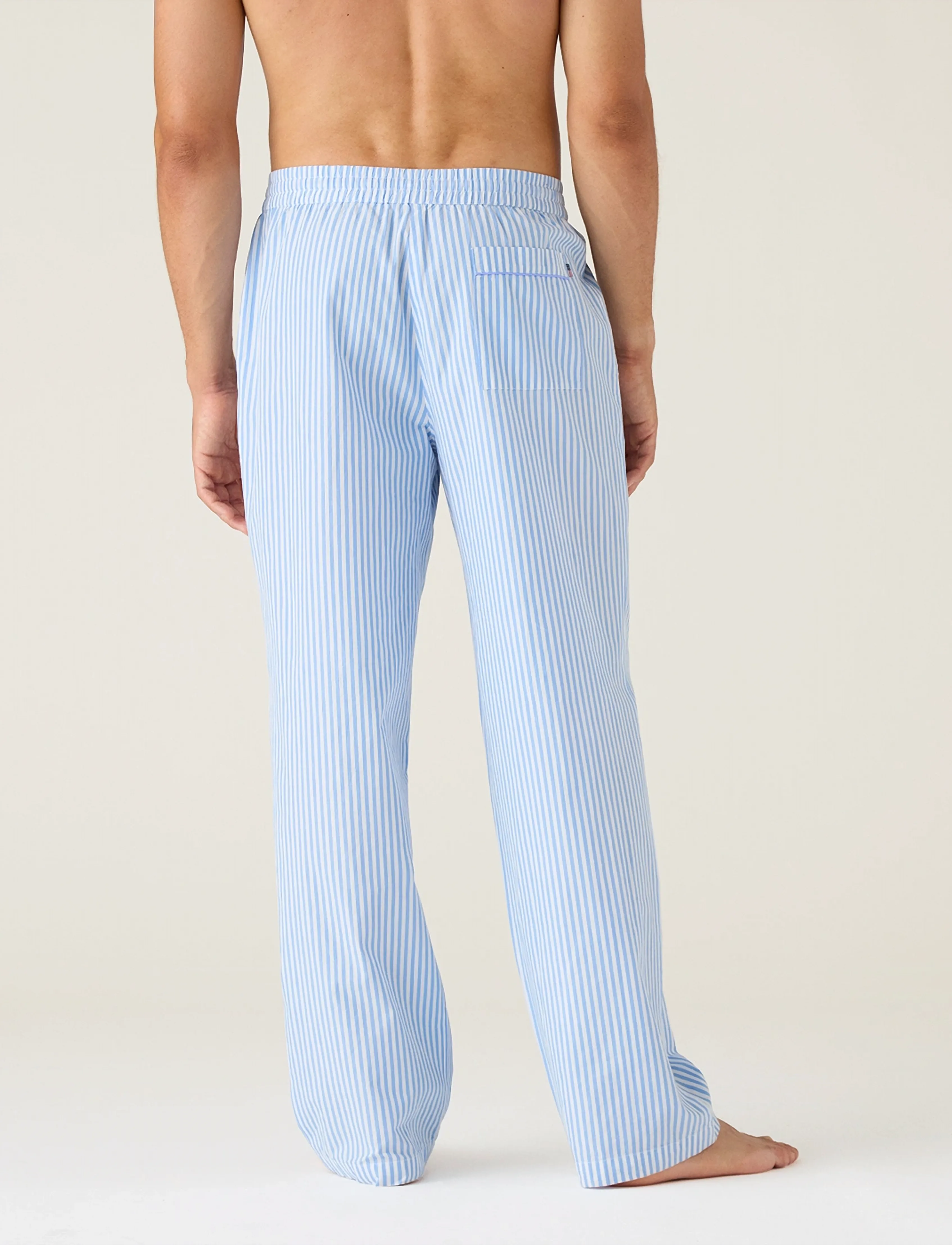 Lexington Home - Organic Cotton Poplin Pajama Pants - pyjamahosen - blue/white stripe - 2