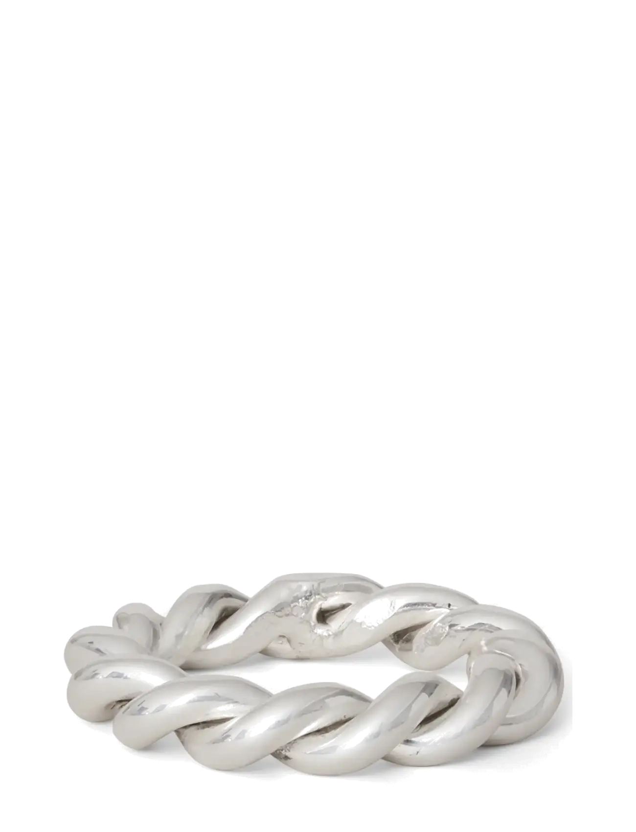 Lexington Home Twisted Silver Plated Napkin Ring, One Size, Dining & Table Accessories, Silber - Rings Holders, Homeware
