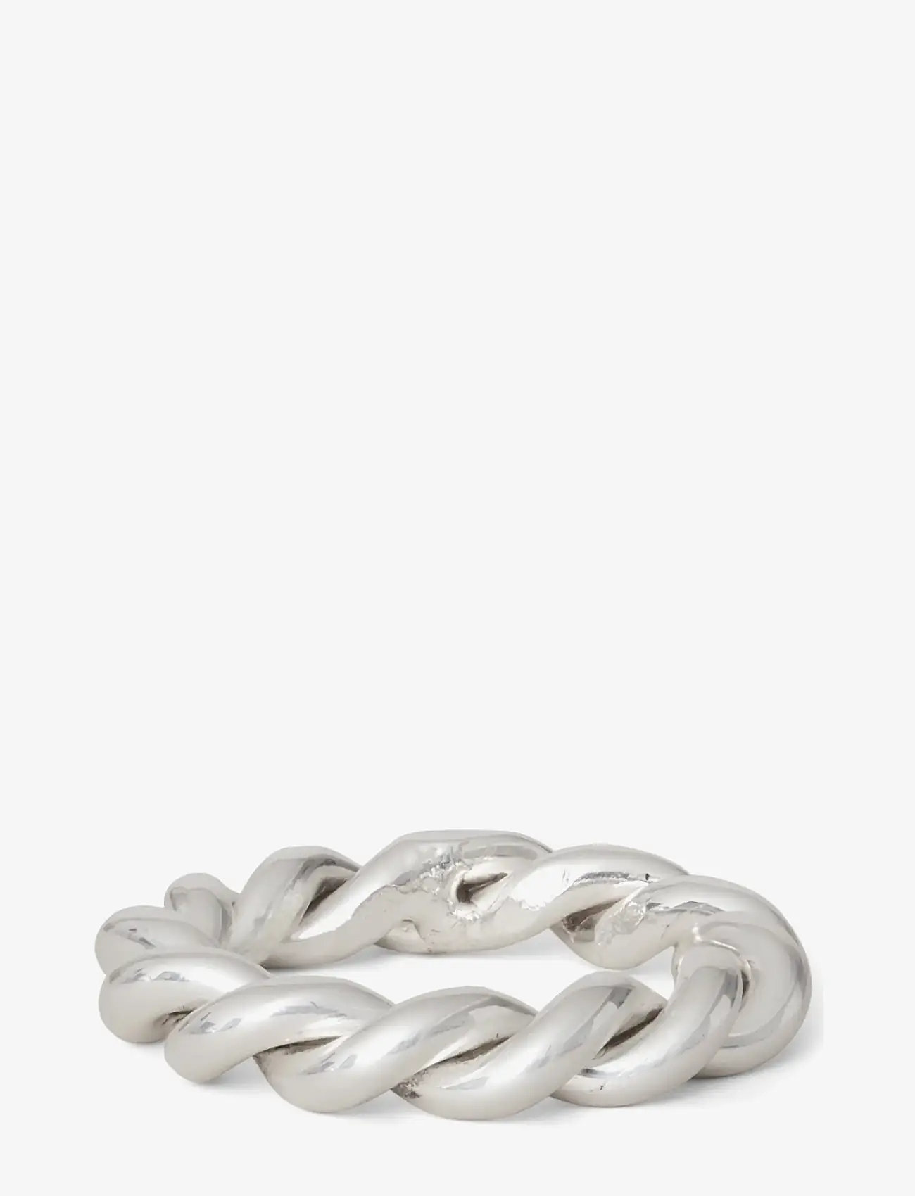 Lexington Home - Twisted Silver Plated Napkin Ring - servietringe & servietholdere - silver - 0