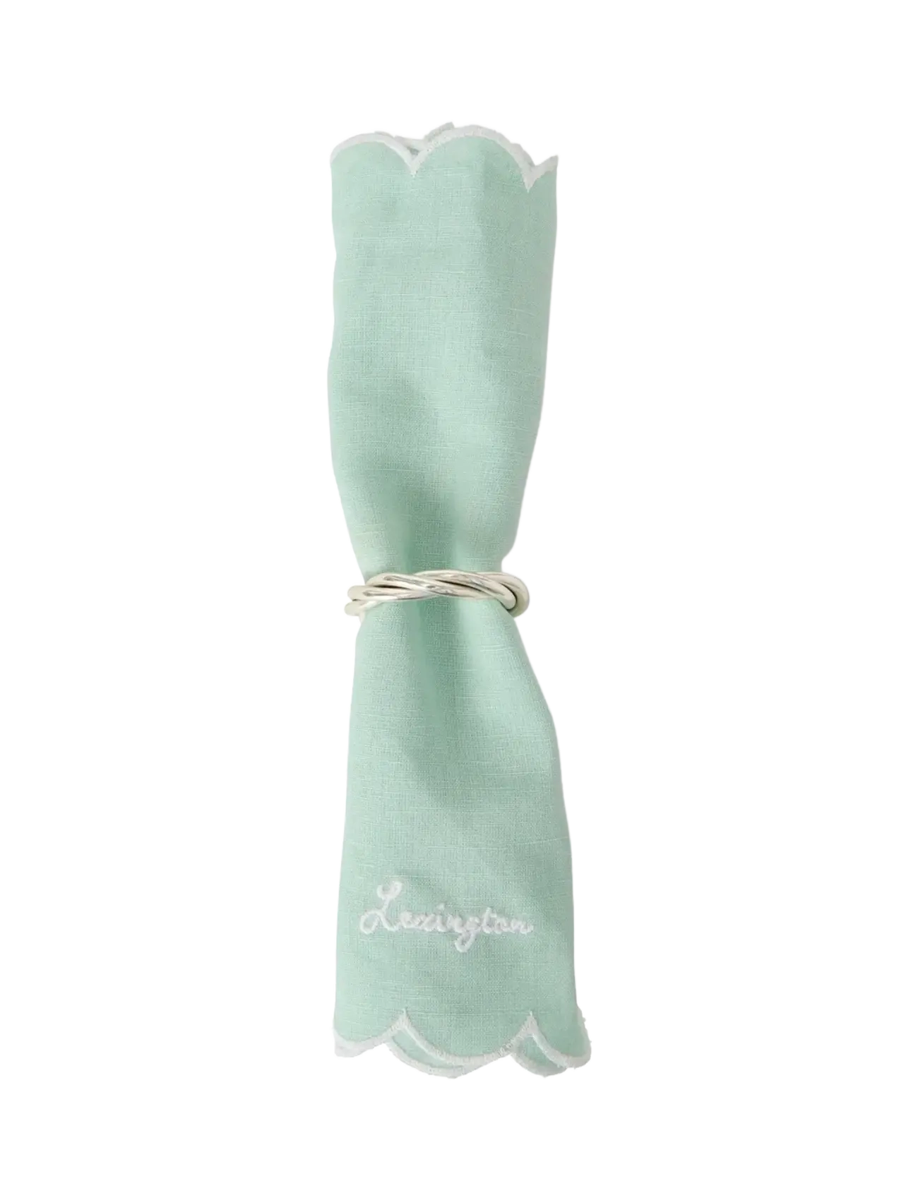 Lexington Home - Twisted Silver Plated Napkin Ring - serviettenringe- & halter - silver - 1