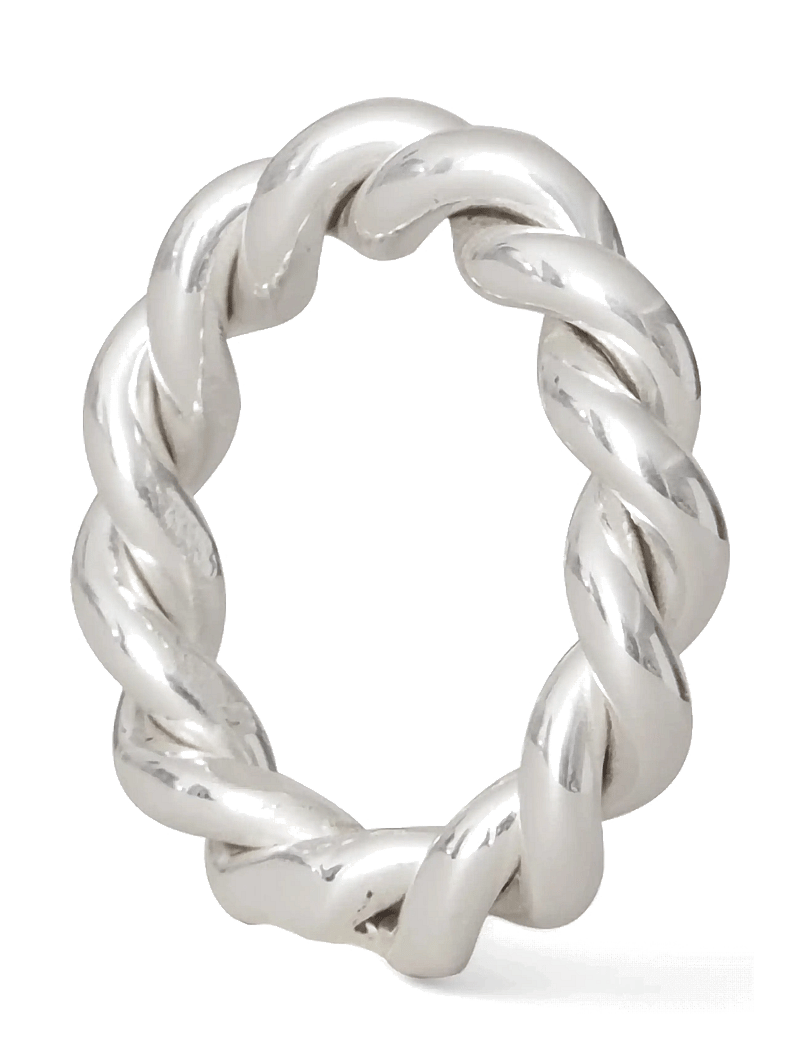 Lexington Home - Twisted Silver Plated Napkin Ring - servietringe & servietholdere - silver - 4