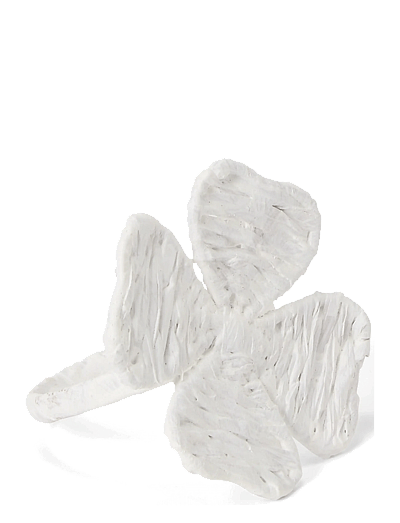 Lexington Home Raffia Four-Leaf Clover Napkin Ring - Salvrätikute rõngad ja hoidikud - WHITE / white