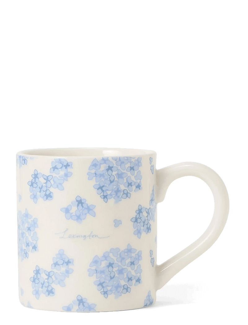 Lexington Home - Floral Stoneware Mug - blue/white - 1