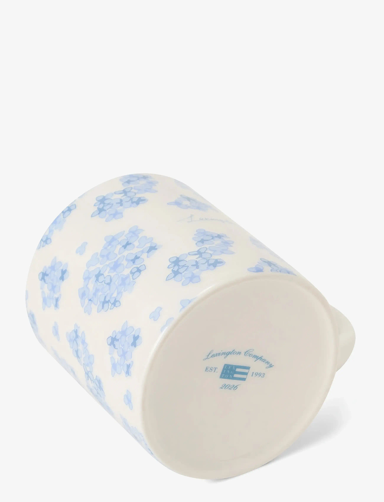 Lexington Home - Floral Stoneware Mug - blue/white - 3