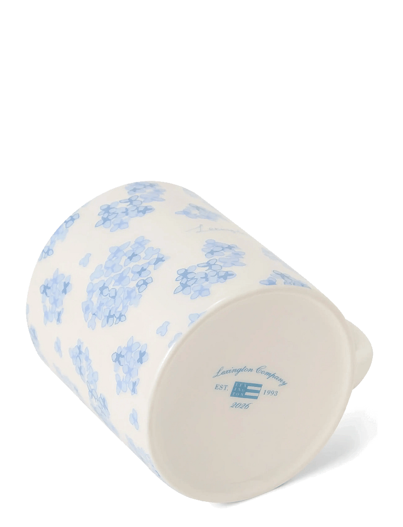 Lexington Home - Floral Stoneware Mug - blue/white - 3
