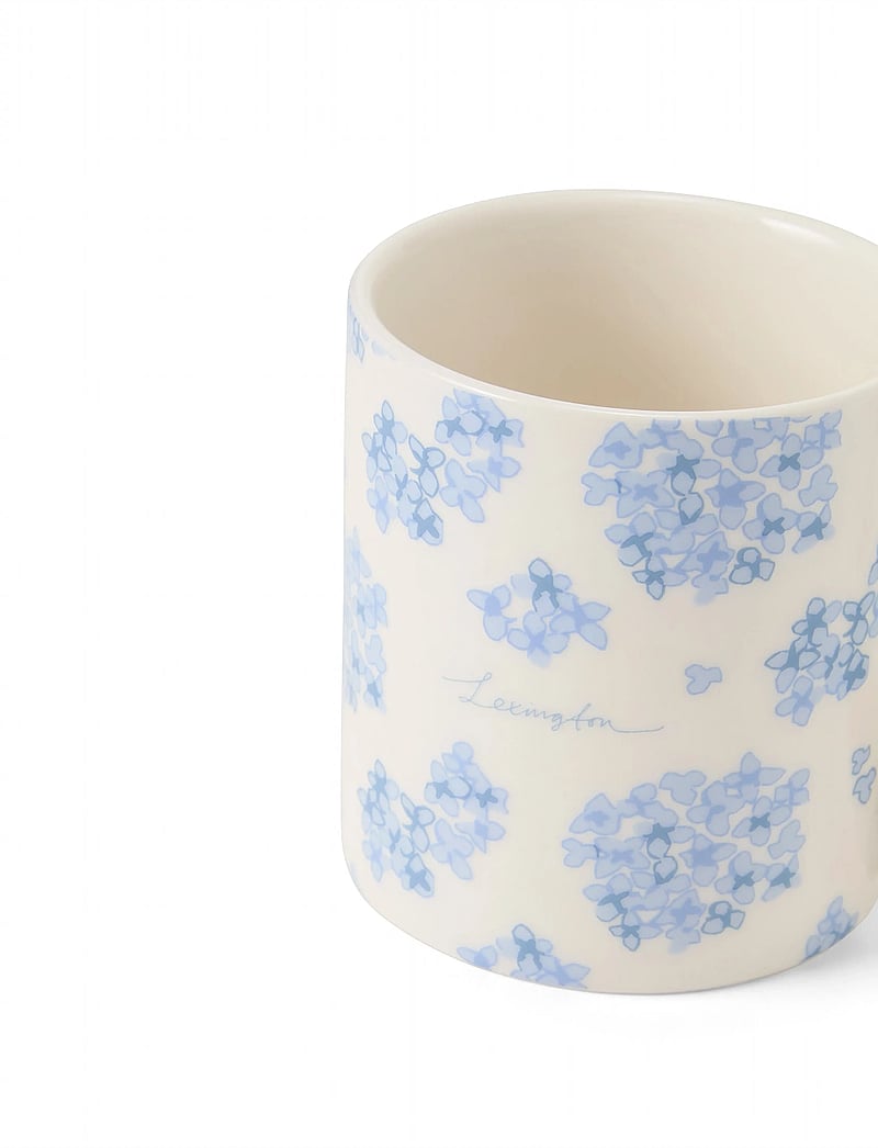 Lexington Home - Floral Stoneware Mug - blue/white - 4
