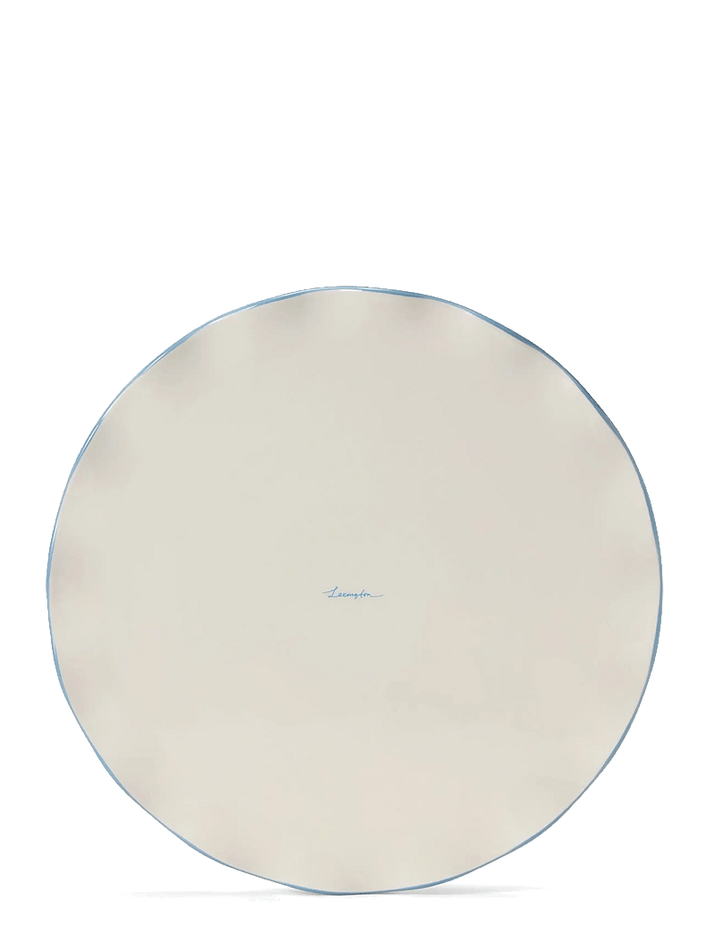 Lexington Home - Stoneware Wavy Cake Stand - kuchenplatten - white/blue - 1