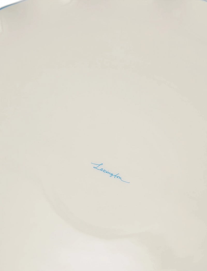 Lexington Home - Stoneware Wavy Cake Stand - kuchenplatten - white/blue - 3