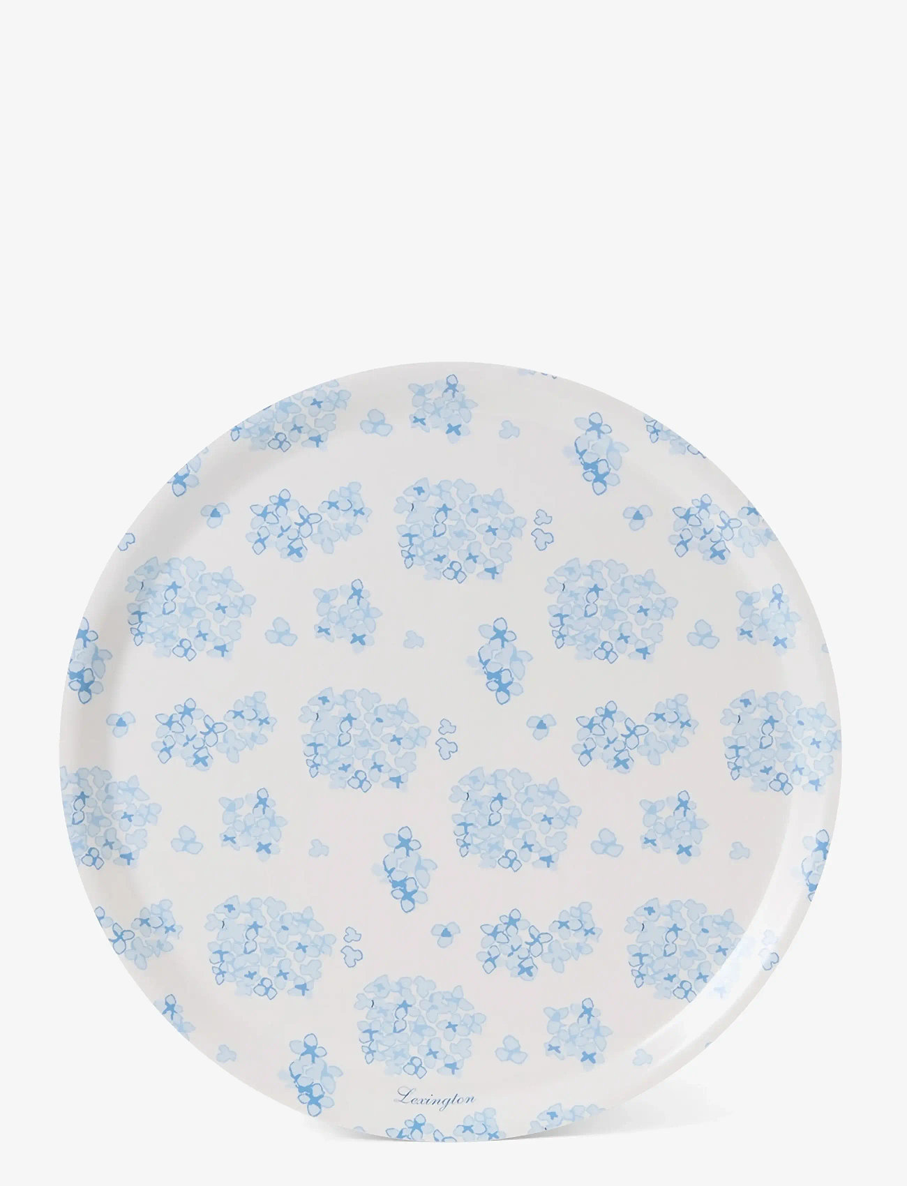 Lexington Home - Laminated Round Tray - serveringsbakker - blue/white - 1