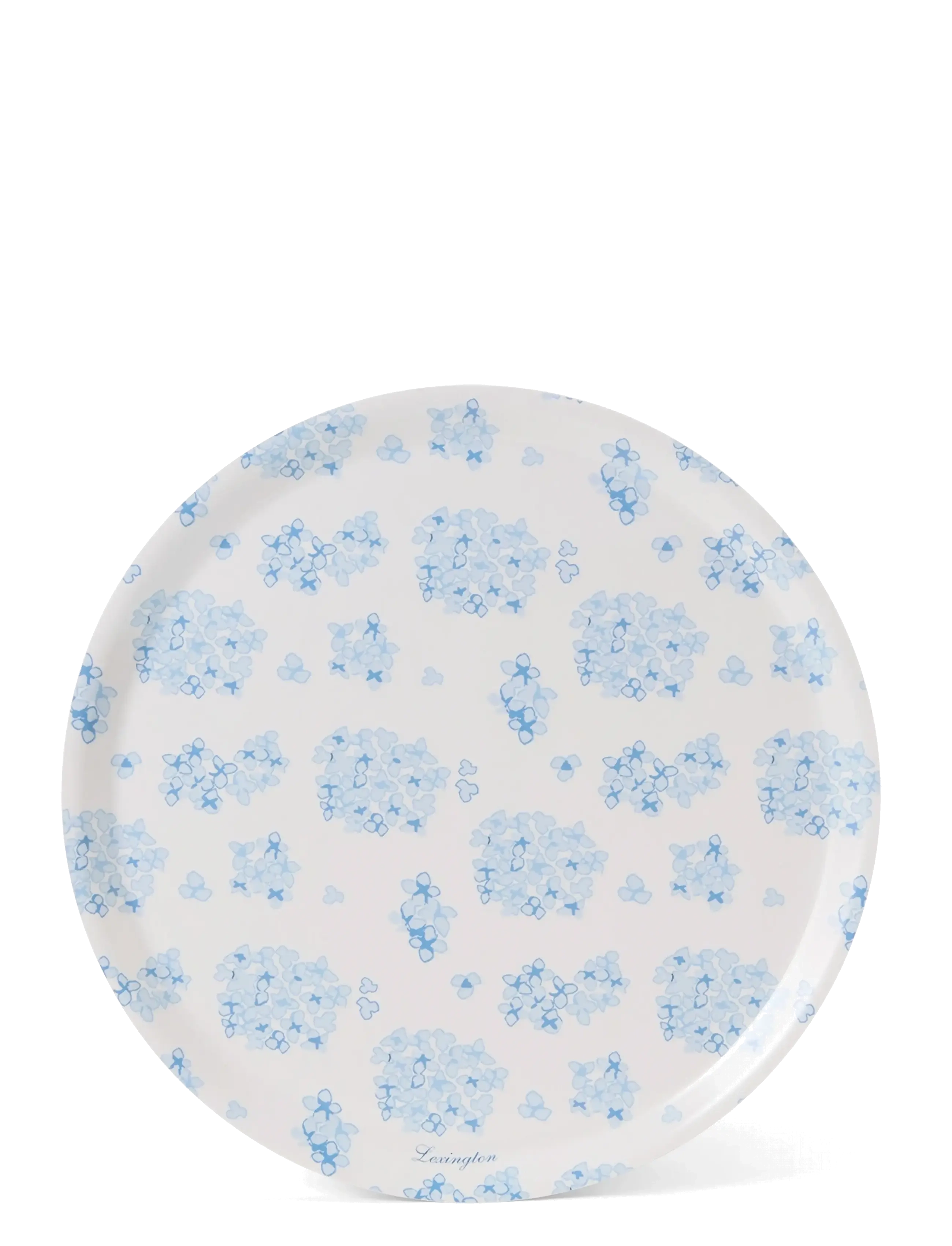 Lexington Home Laminated Round Tray - Serveringsbakker - BLUE/WHITE / blue