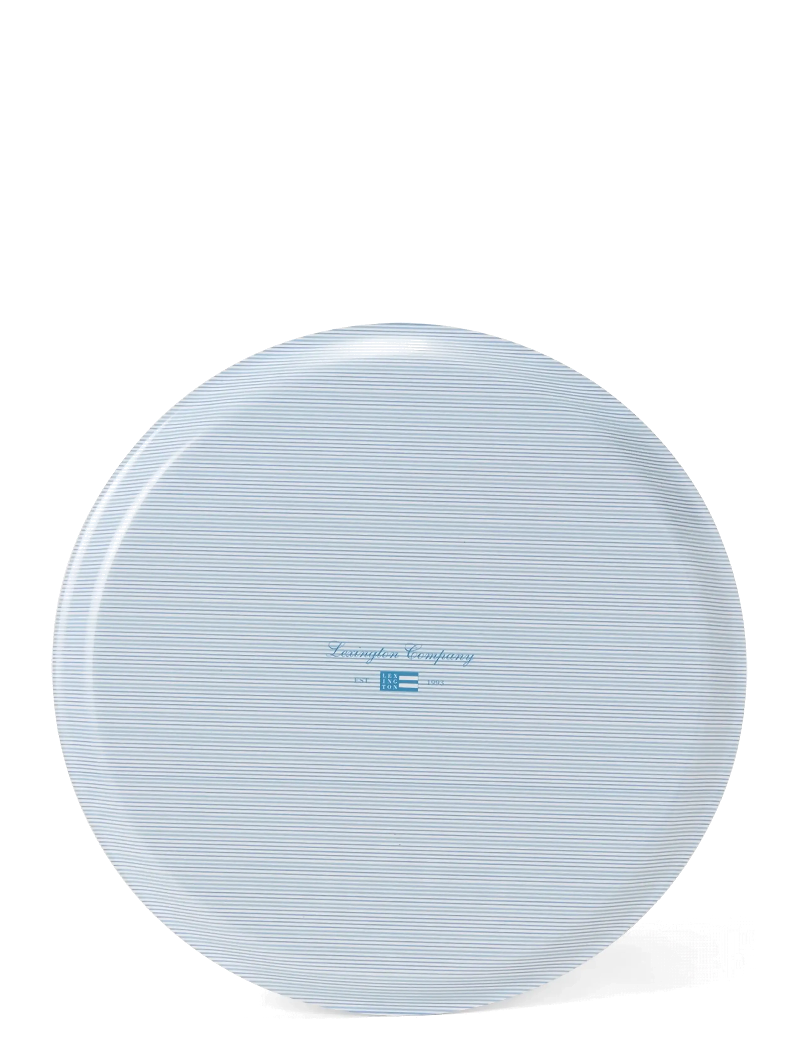 Lexington Home - Laminated Round Tray - blue/white - 2