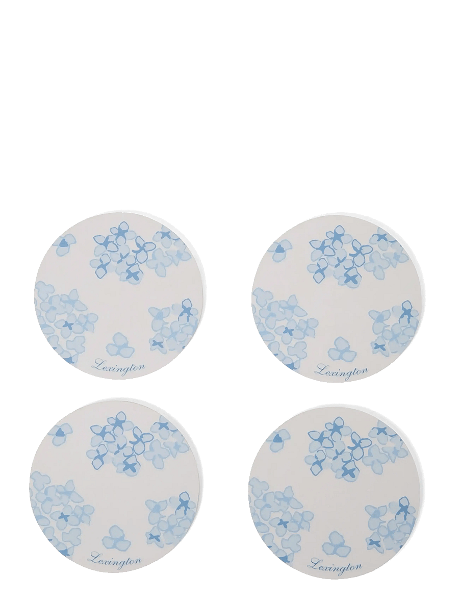 Lexington Home - Laminated Double-Sided Coaster (set of 4) - tassialused - blue/white - 1