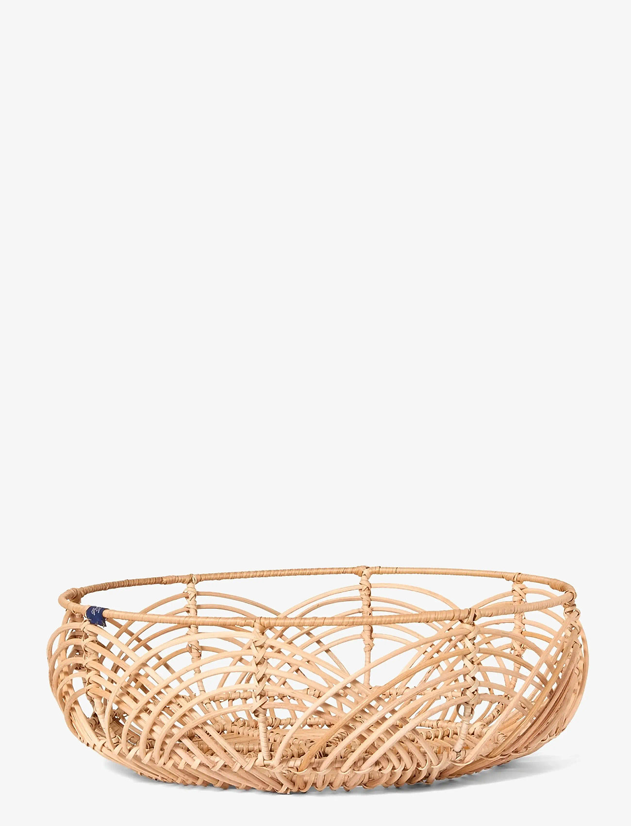 Lexington Home - Wavy Rattan Basket (Diam 38cm) - hoiukorvid - natural - 0