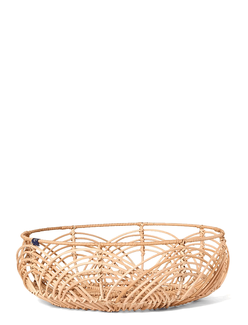 Lexington Home - Wavy Rattan Basket (Diam 38cm) - hoiukorvid - natural - 0