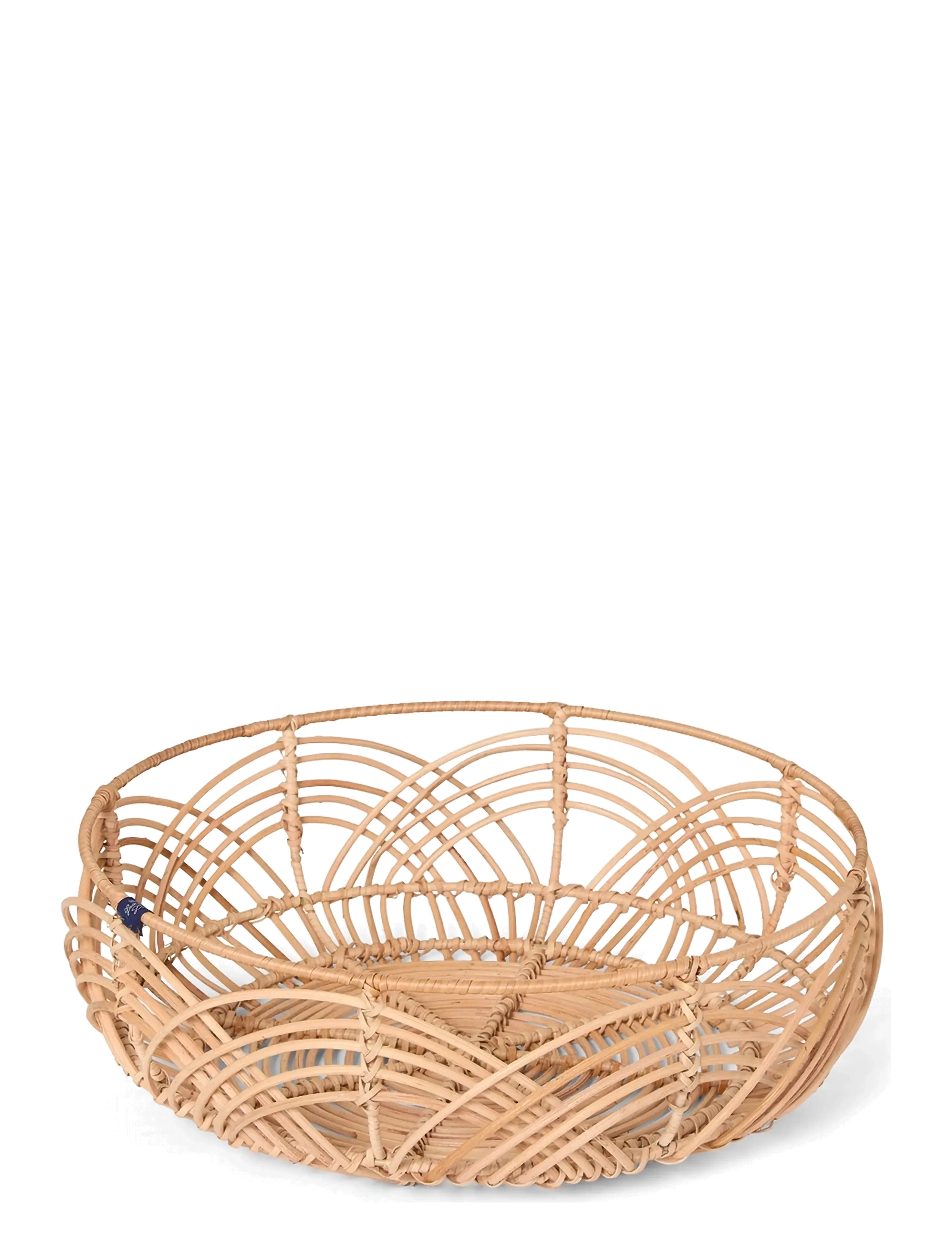 Lexington Home - Wavy Rattan Basket (Diam 38cm) - paniers de stockage - natural - 1