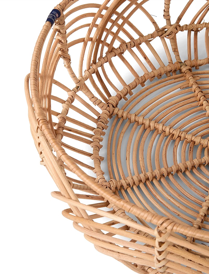 Lexington Home - Wavy Rattan Basket (Diam 38cm) - hoiukorvid - natural - 3