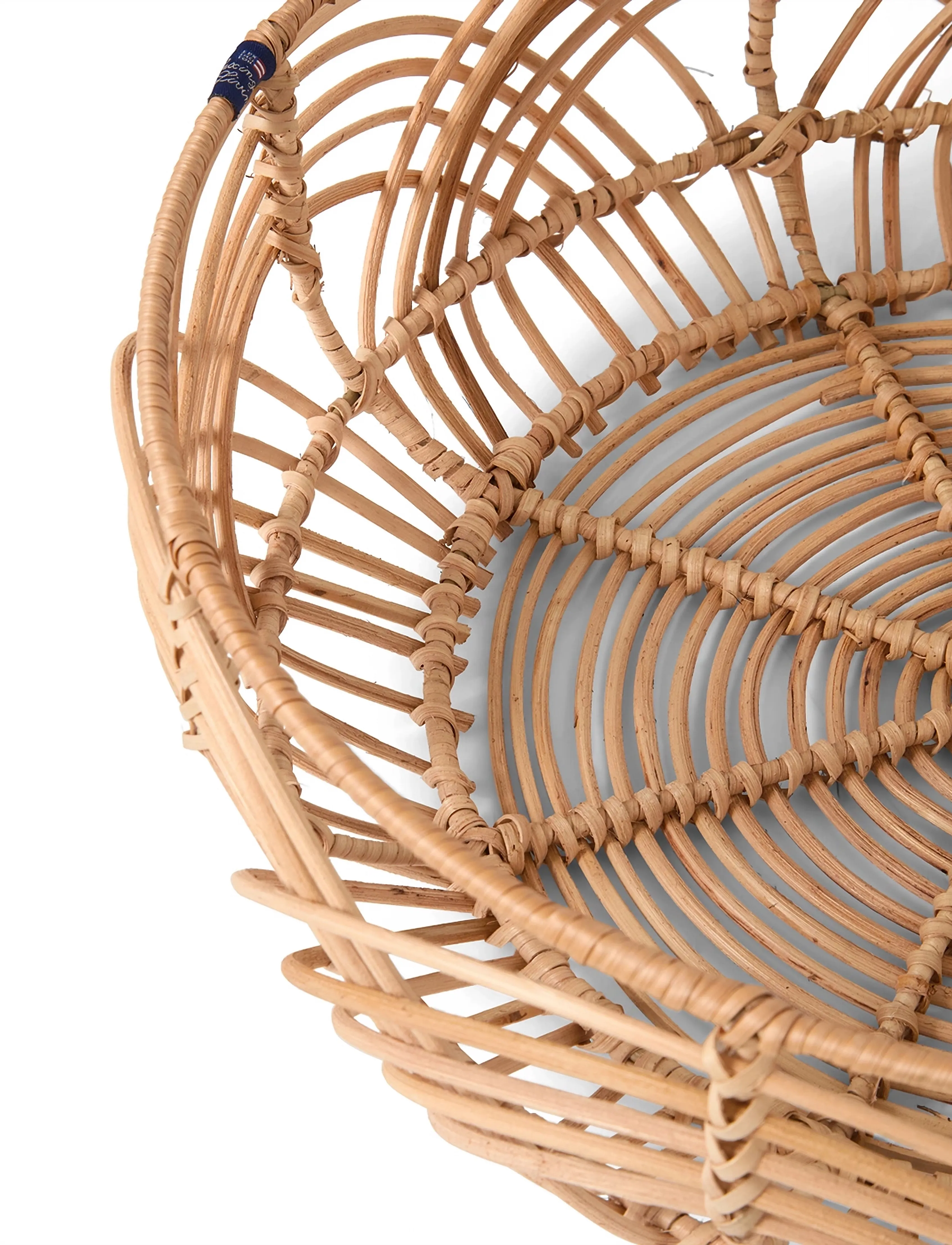 Lexington Home - Wavy Rattan Basket (Diam 38cm) - paniers de stockage - natural - 3