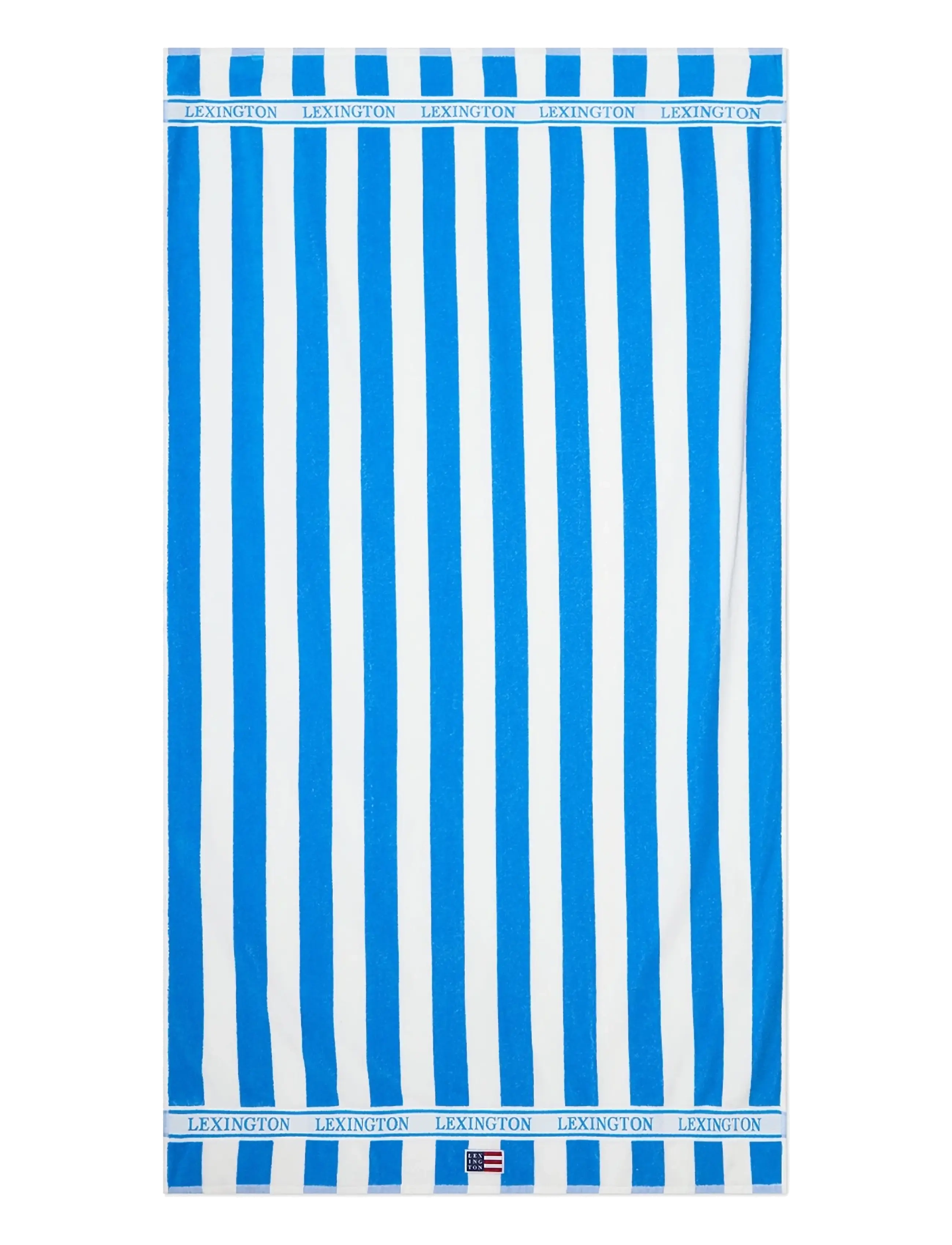 Lexington Home Block Striped Cotton Terry Beach Towel, 100X180, Towels & Bath Towels, Blau - Frauen
