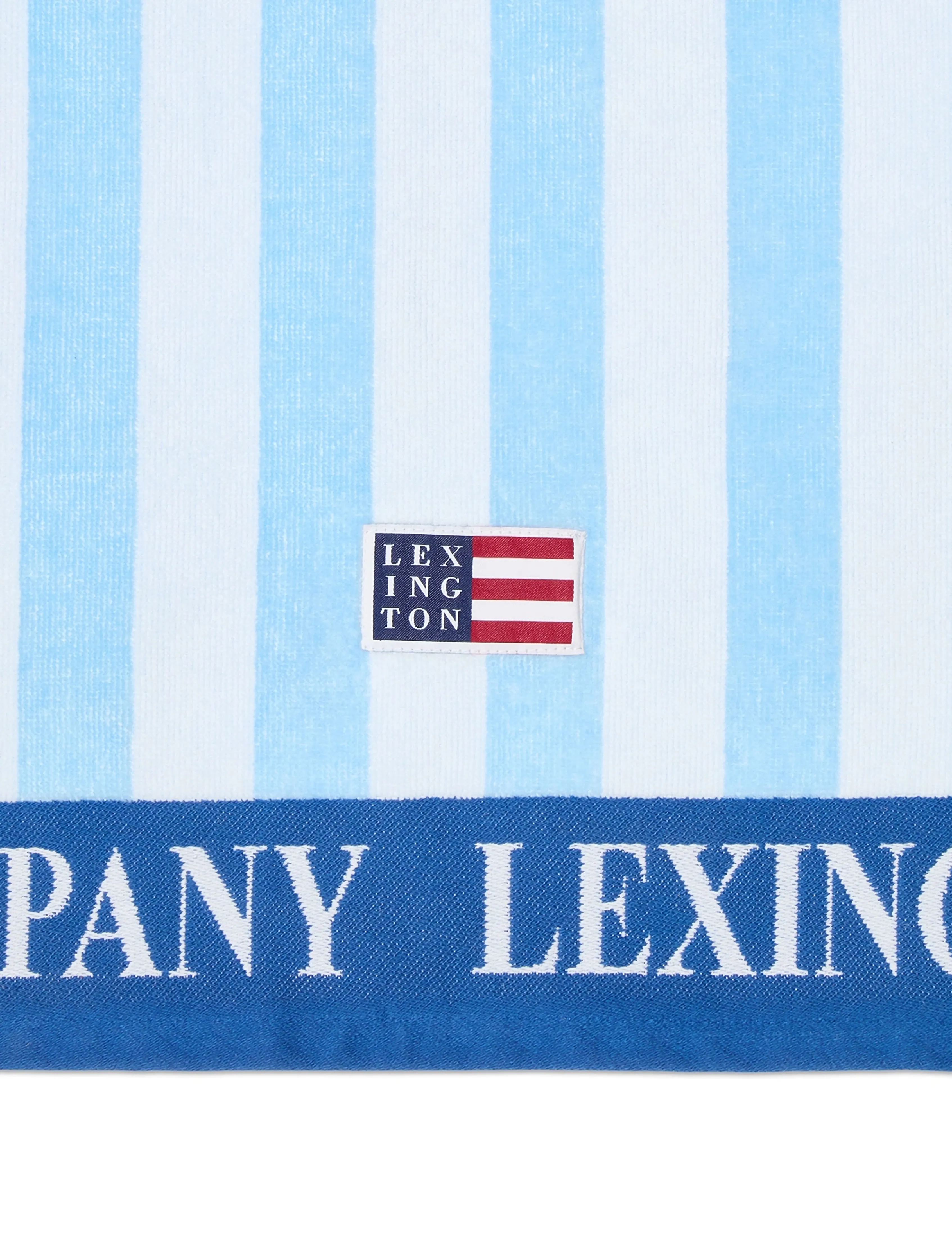 Lexington Home - Summer Cotton Velour Beach Towel - serviettes pour le bain - blue/white - 2