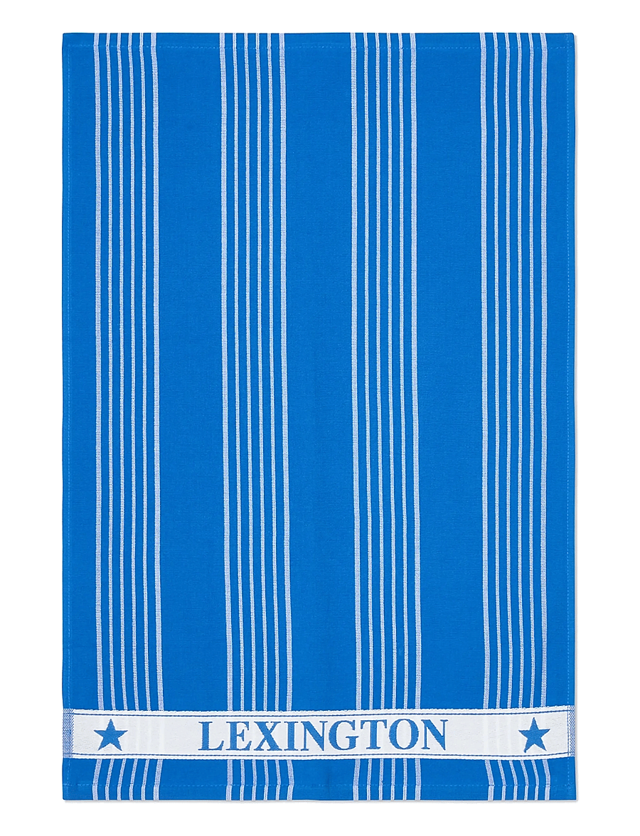 Lexington Home - Striped Organic Cotton Terry Kitchen Towel - köögirätikud - blue/white - 2