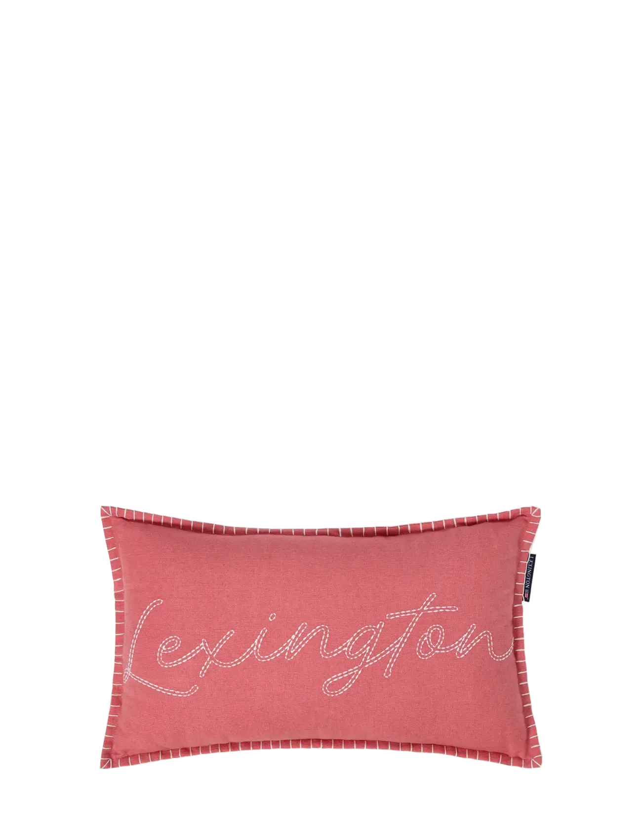 Lexington Home Logo Linen/Cotton 50X30 Pillow, Pude, Pink, Str: 30X50CM