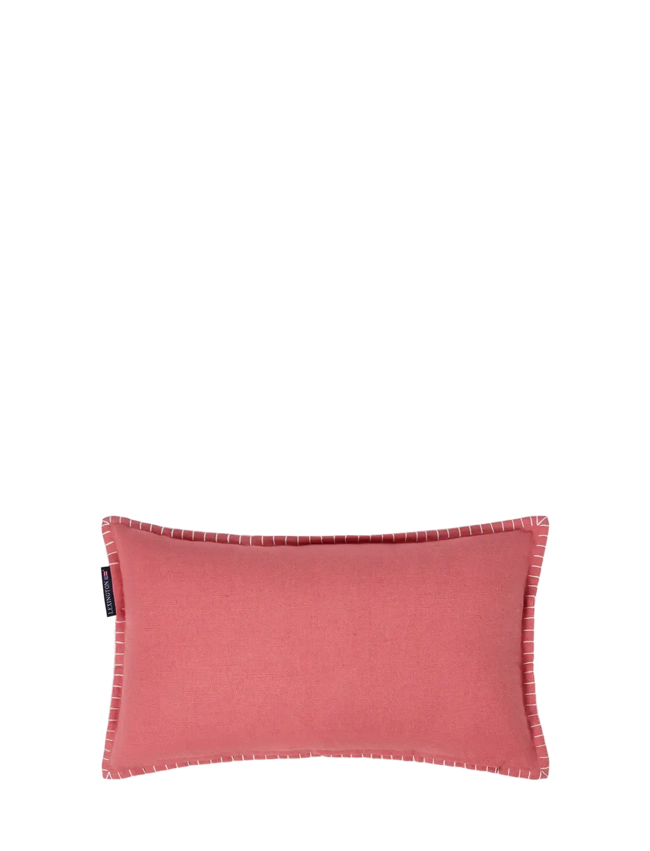 Lexington Home - Logo Linen/Cotton 50x30 Pillow - kuddar & kuddfodral - pink/white - 2
