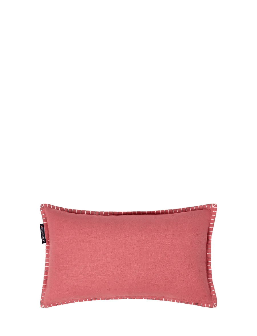 Lexington Home - Logo Linen/Cotton 50x30 Pillow - kissen - pink/white - 2