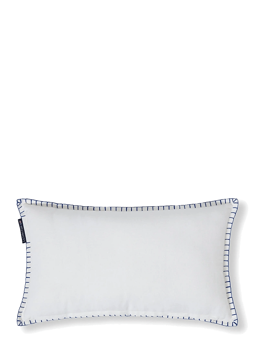Lexington Home - Logo Linen/Cotton 50x30 Pillow - padjad - white/blue - 1