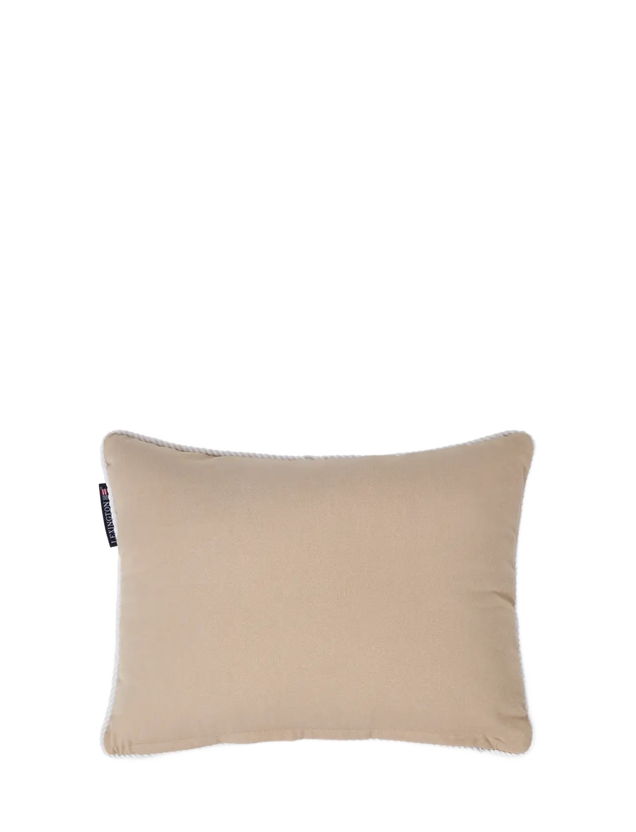 Lexington Home - Logo Organic Cotton 40x30 Pillow - beige/white - 1