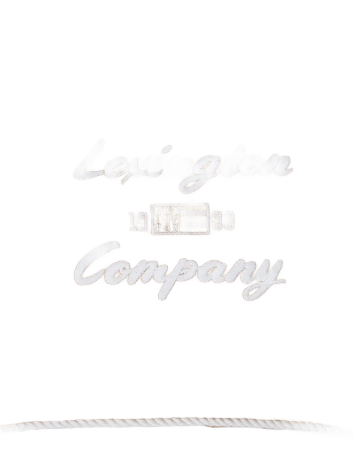 Lexington Home - Logo Organic Cotton 40x30 Pillow - beige/white - 2