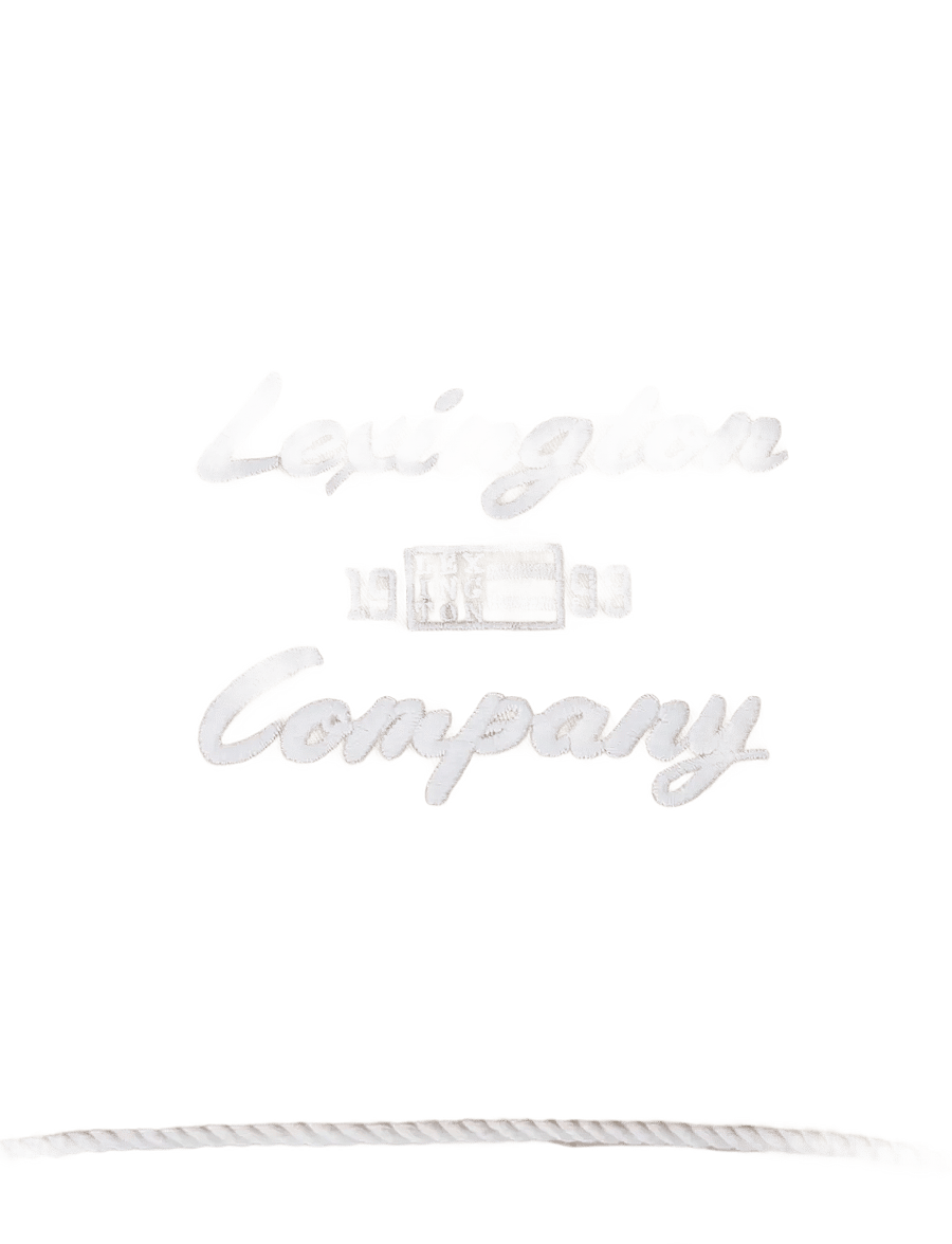 Lexington Home - Logo Organic Cotton 40x30 Pillow - beige/white - 2