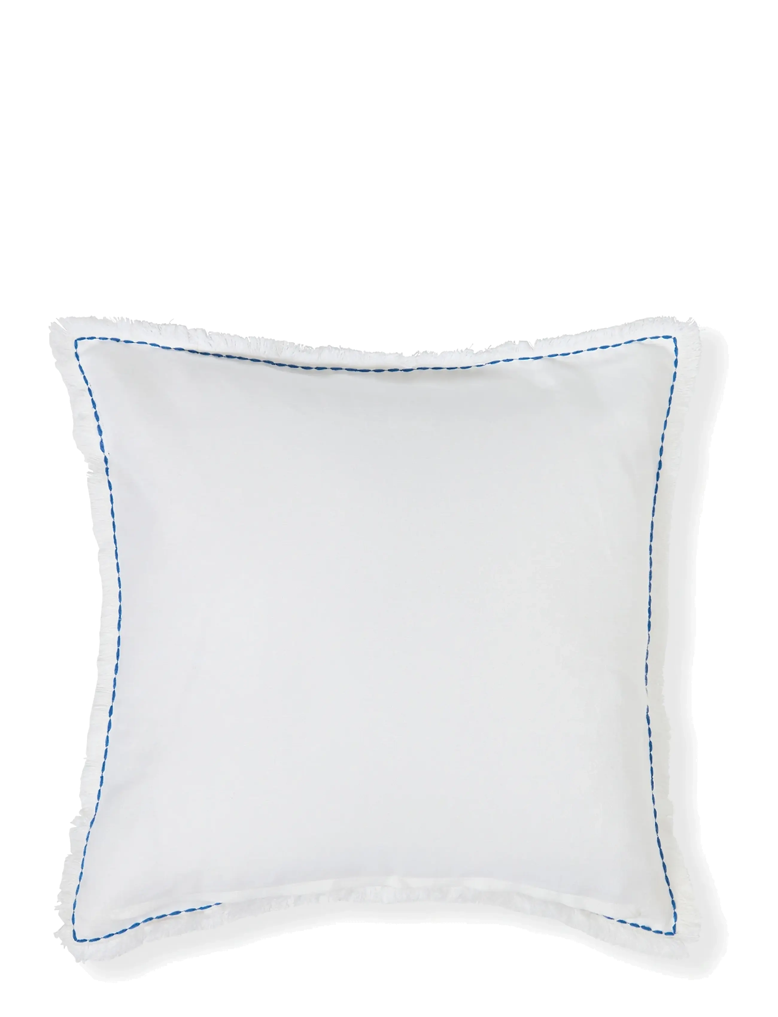 Lexington Home Summer Embroidered Patch Linen/Cotton Pillow Cover, 50X50, Cushions & Blankets, Weiß - Cushions, Homeware