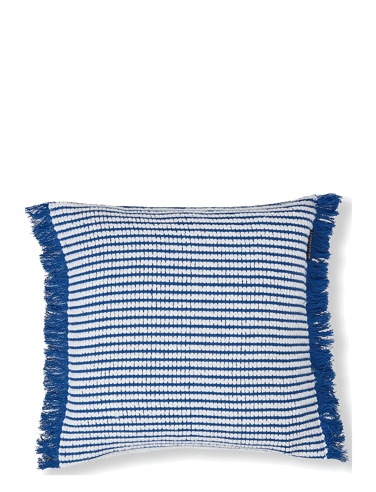 Heavy Striped Organic Cotton Pillow Cover - BLUE