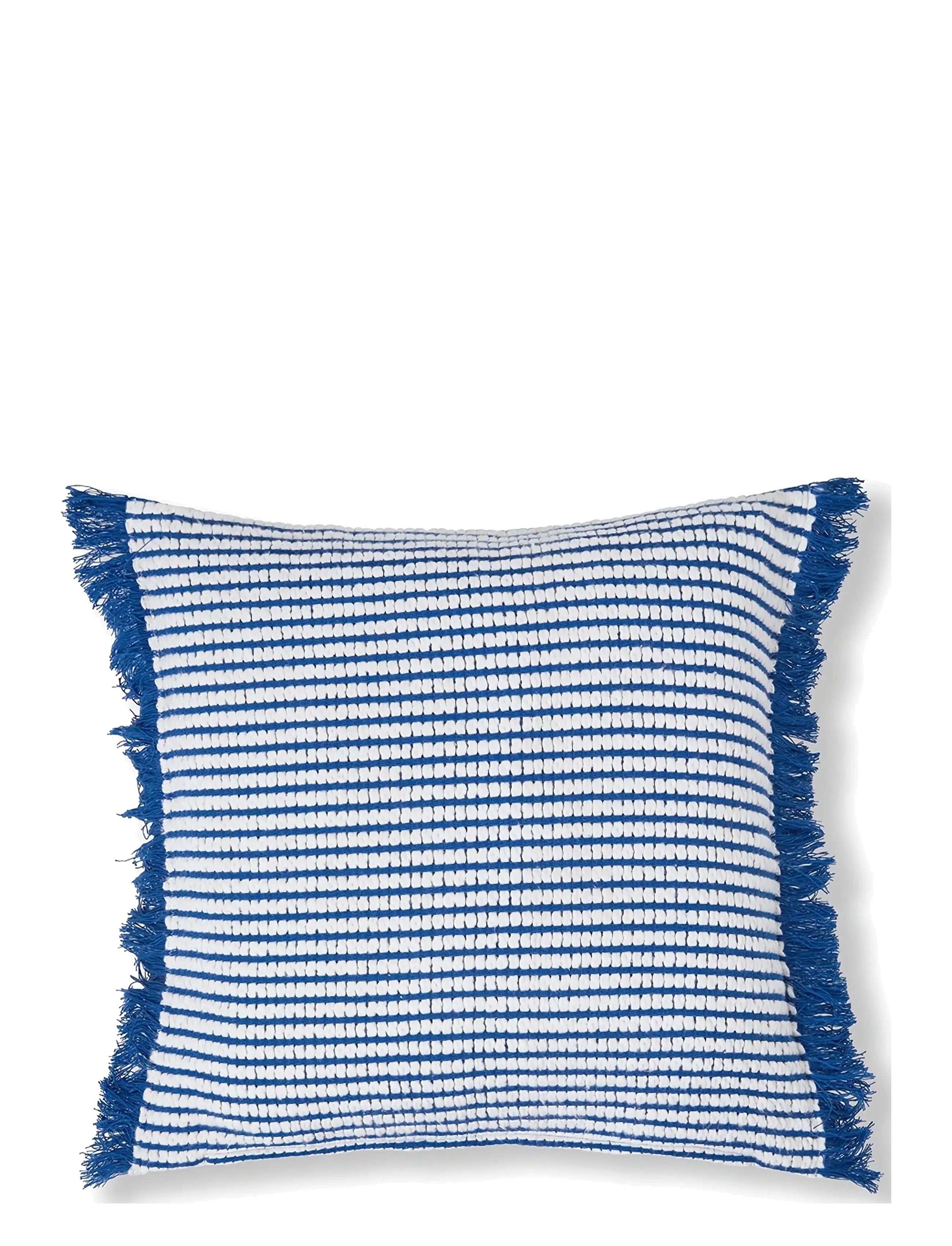 Lexington Home - Heavy Striped Organic Cotton Pillow Cover - coussins covers - blue/white - 1