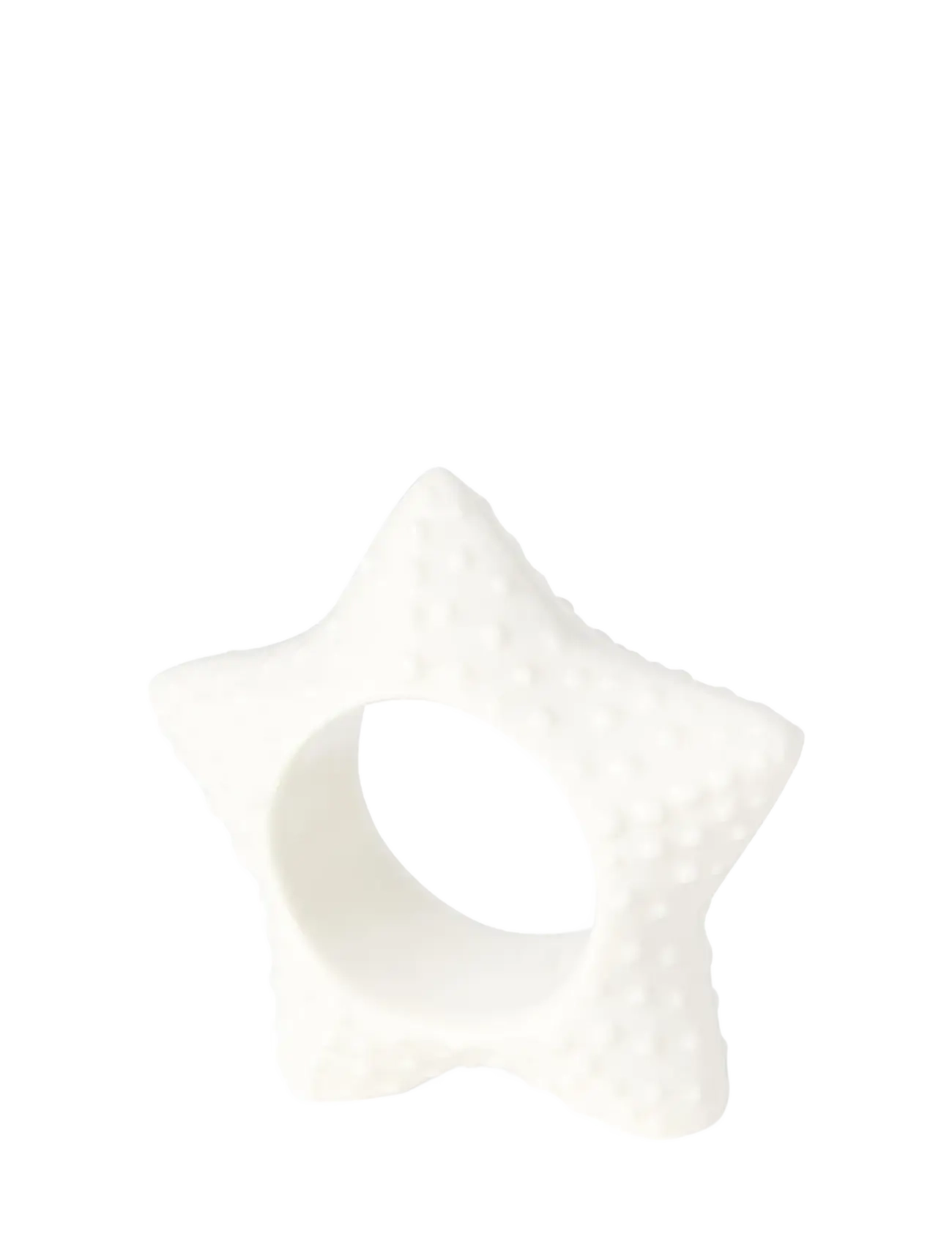 Lexington Home Stoneware Starfish Napkin Ring - Lexington Clothing - WHITE / white