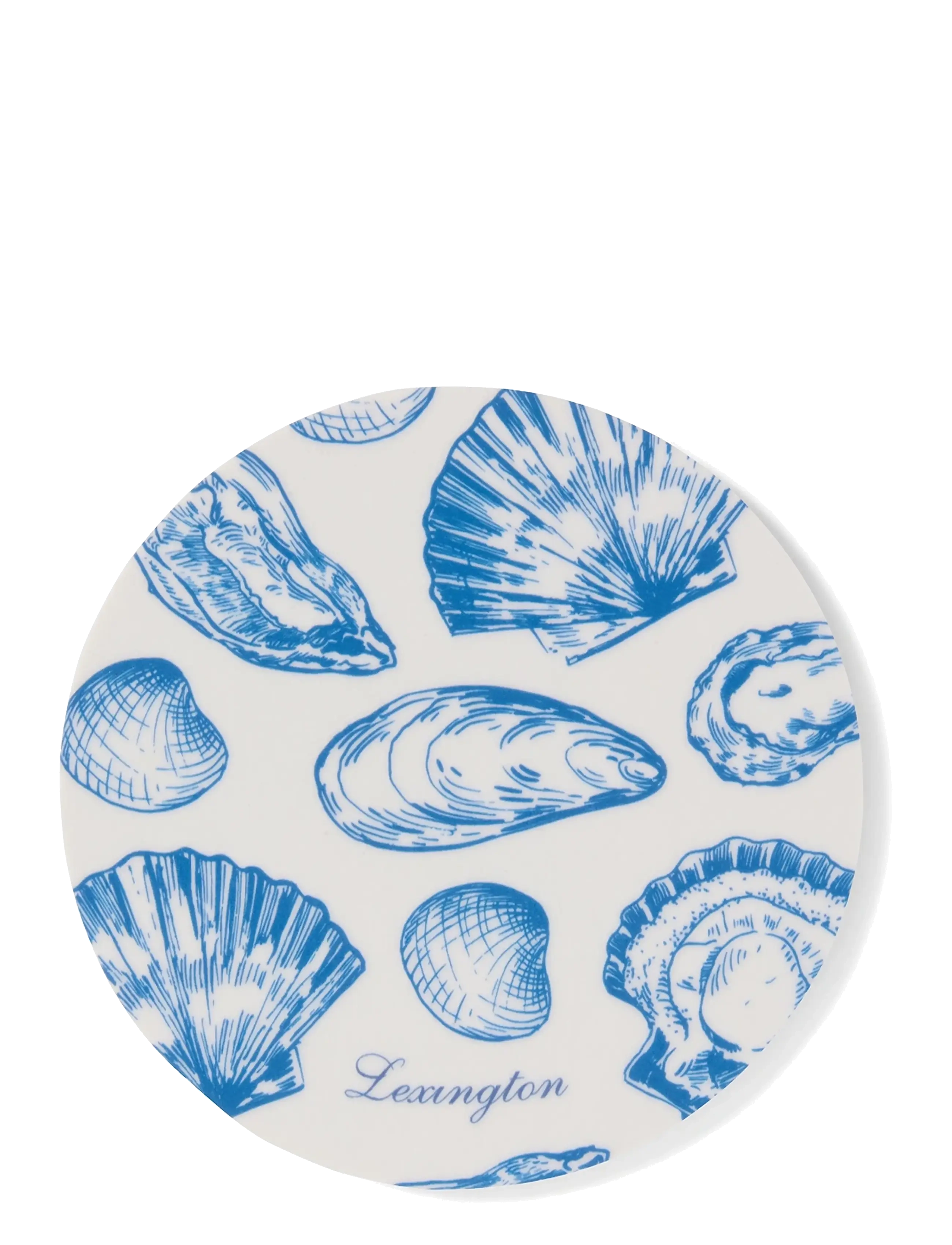 Lexington Home - Laminated Double-Sided Coaster Set (set of 4) - sous-verres - blue/white - 2
