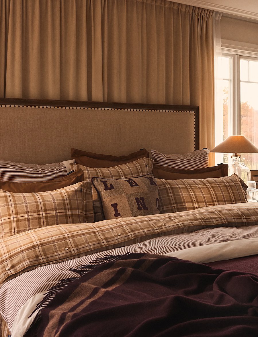Lexington Home - Olive/White Ornament Cotton Sateen Bed Set - voodiriiete komplektid - olive/white - 0