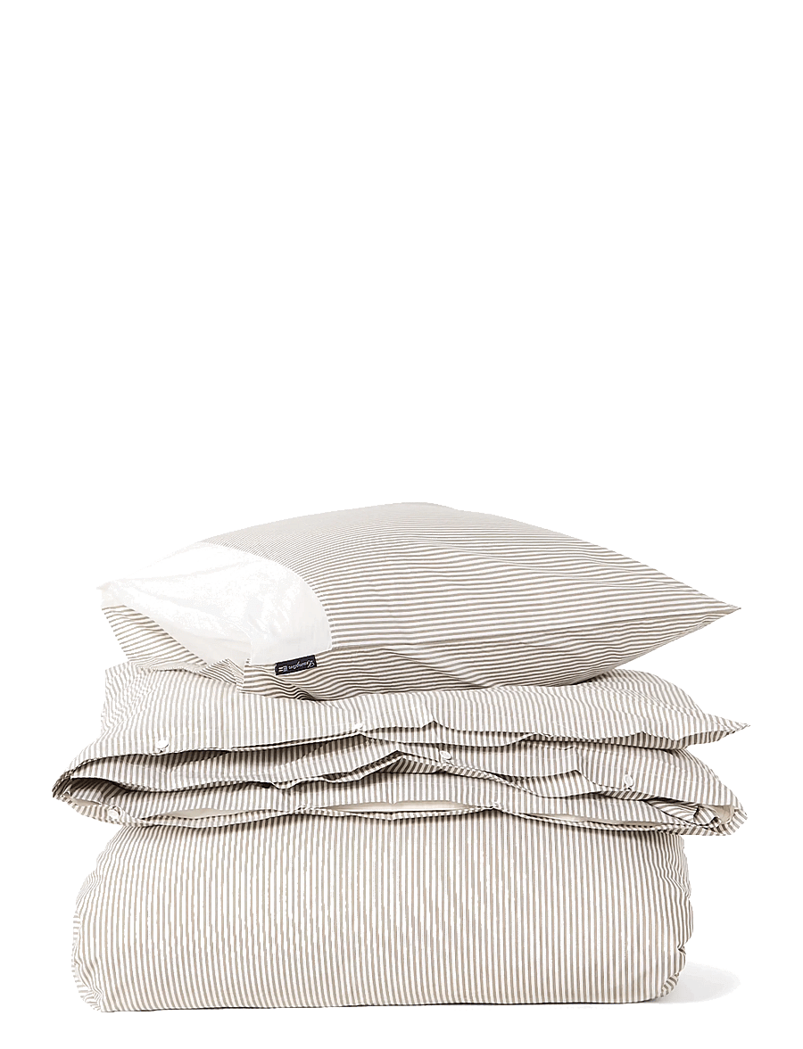 Lexington Home - Olive/White Striped Cotton Percale Bed Set - voodiriiete komplektid - olive/white - 0