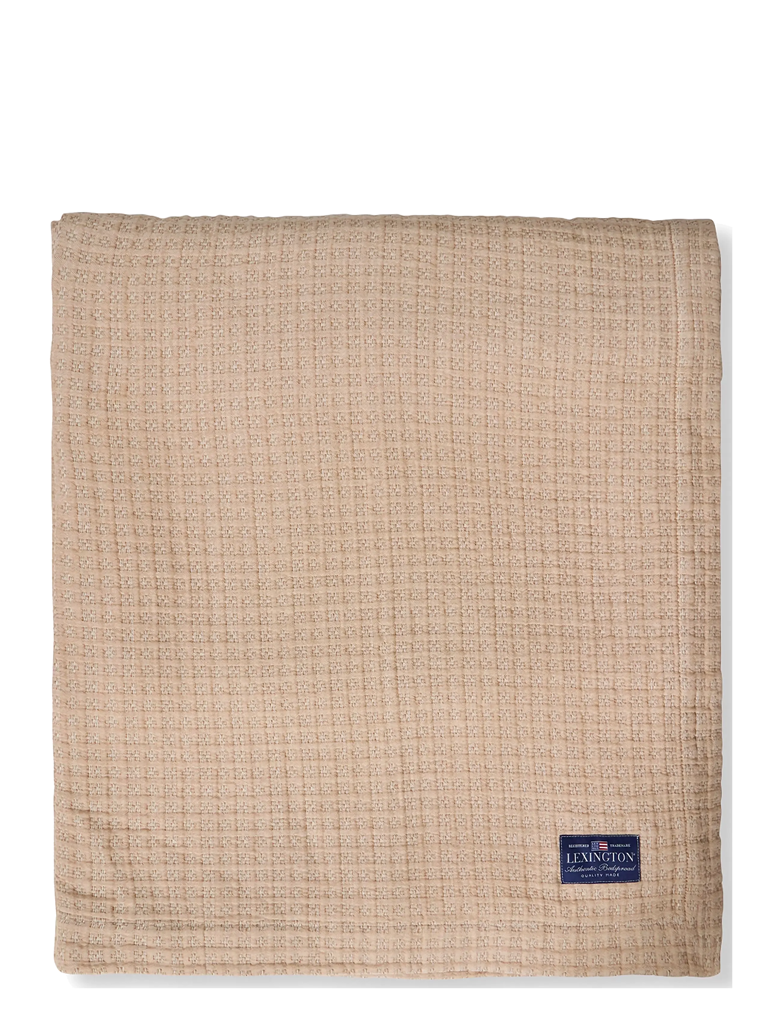 Lexington Home Jacquard Organic Cotton Bedspread - Päiväpeitot - FUDGE / beige