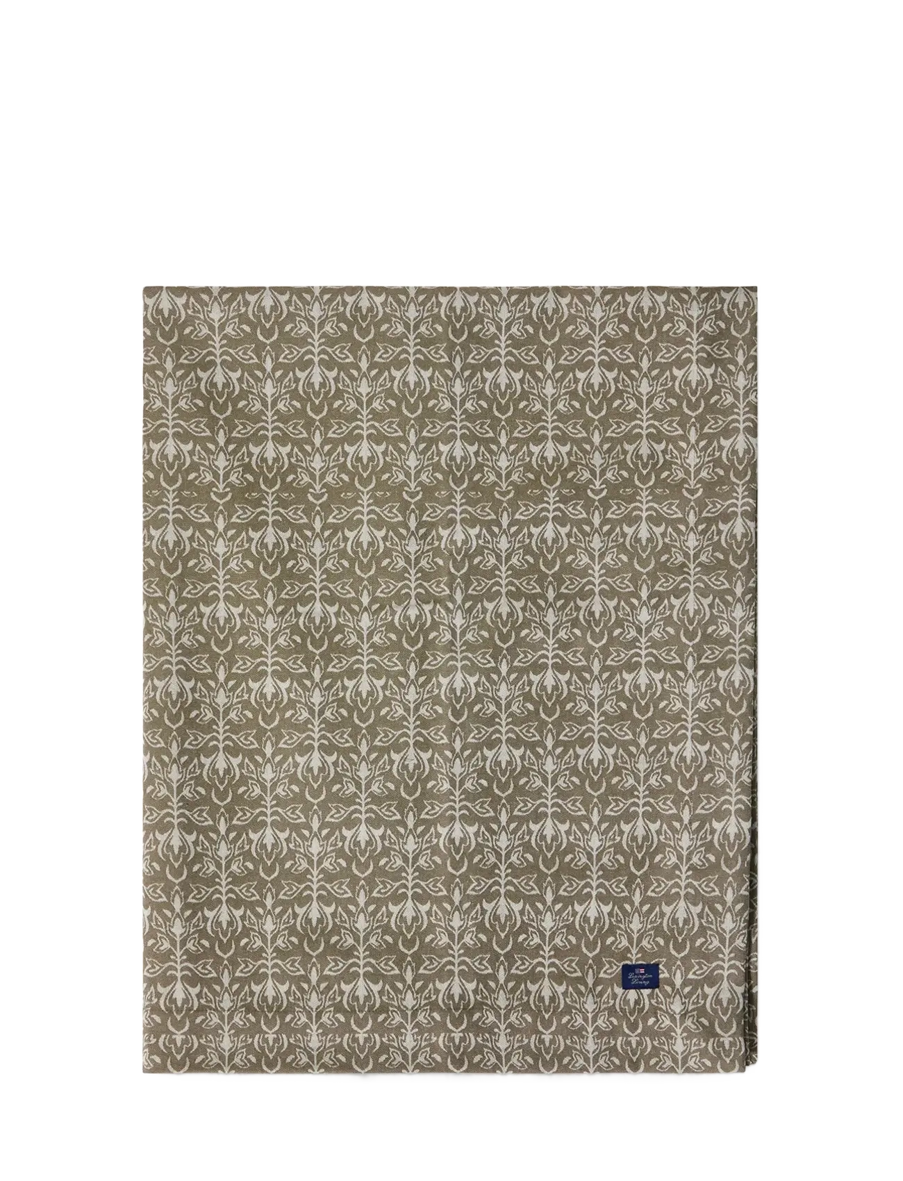Lexington Home Ornament Jacquard Cotton Tablecloth - Servering - BEIGE/DK OLIVE / khaki/green