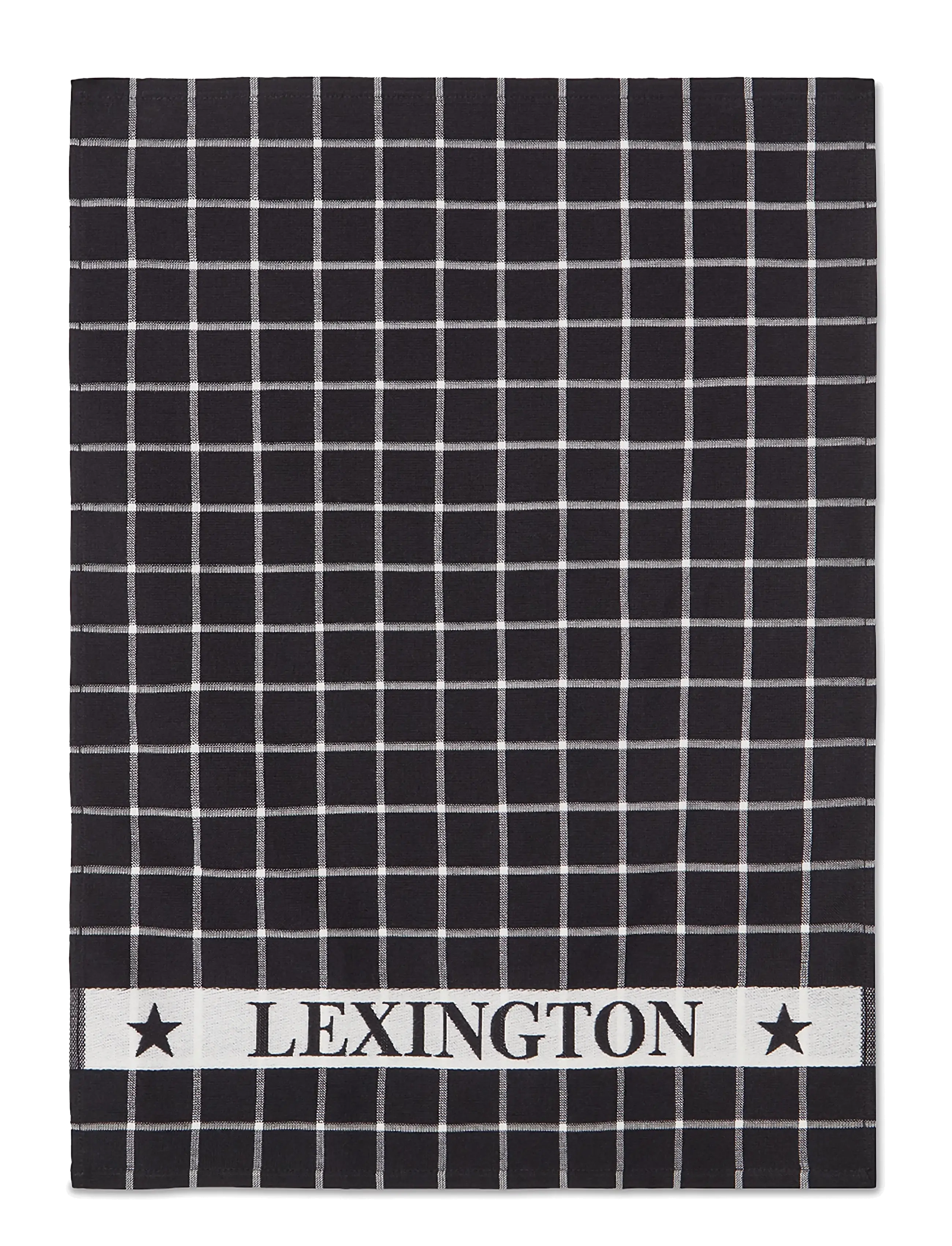 Lexington Home Lexington Org Cotton Terry Kitchen Towel - Textilien - BLACK/WHITE / black